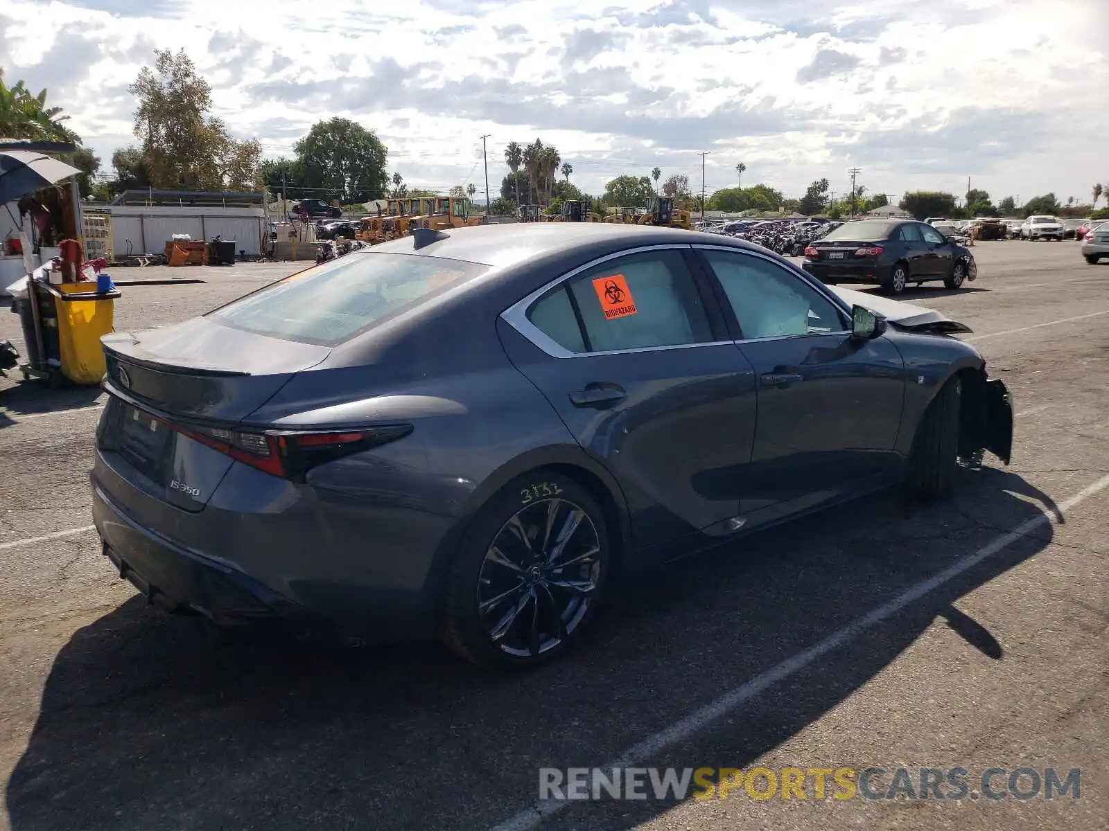 4 Photograph of a damaged car JTHGZ1B28M5039208 LEXUS IS 2021