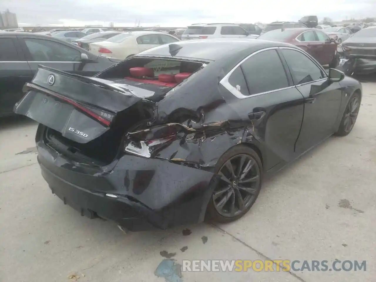 4 Photograph of a damaged car JTHGZ1B28M5041055 LEXUS IS 2021