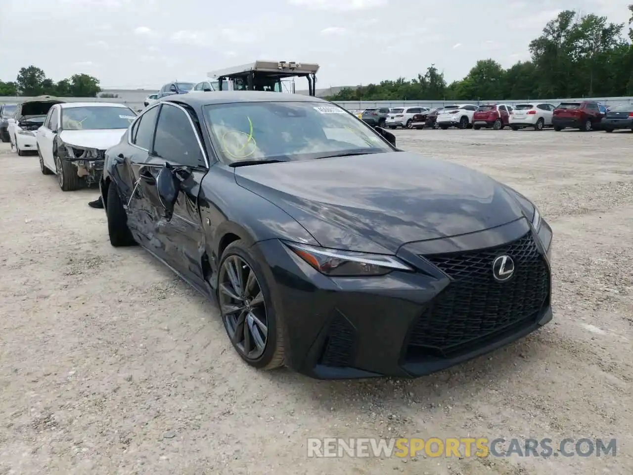 1 Photograph of a damaged car JTHGZ1B28M5041539 LEXUS IS 2021