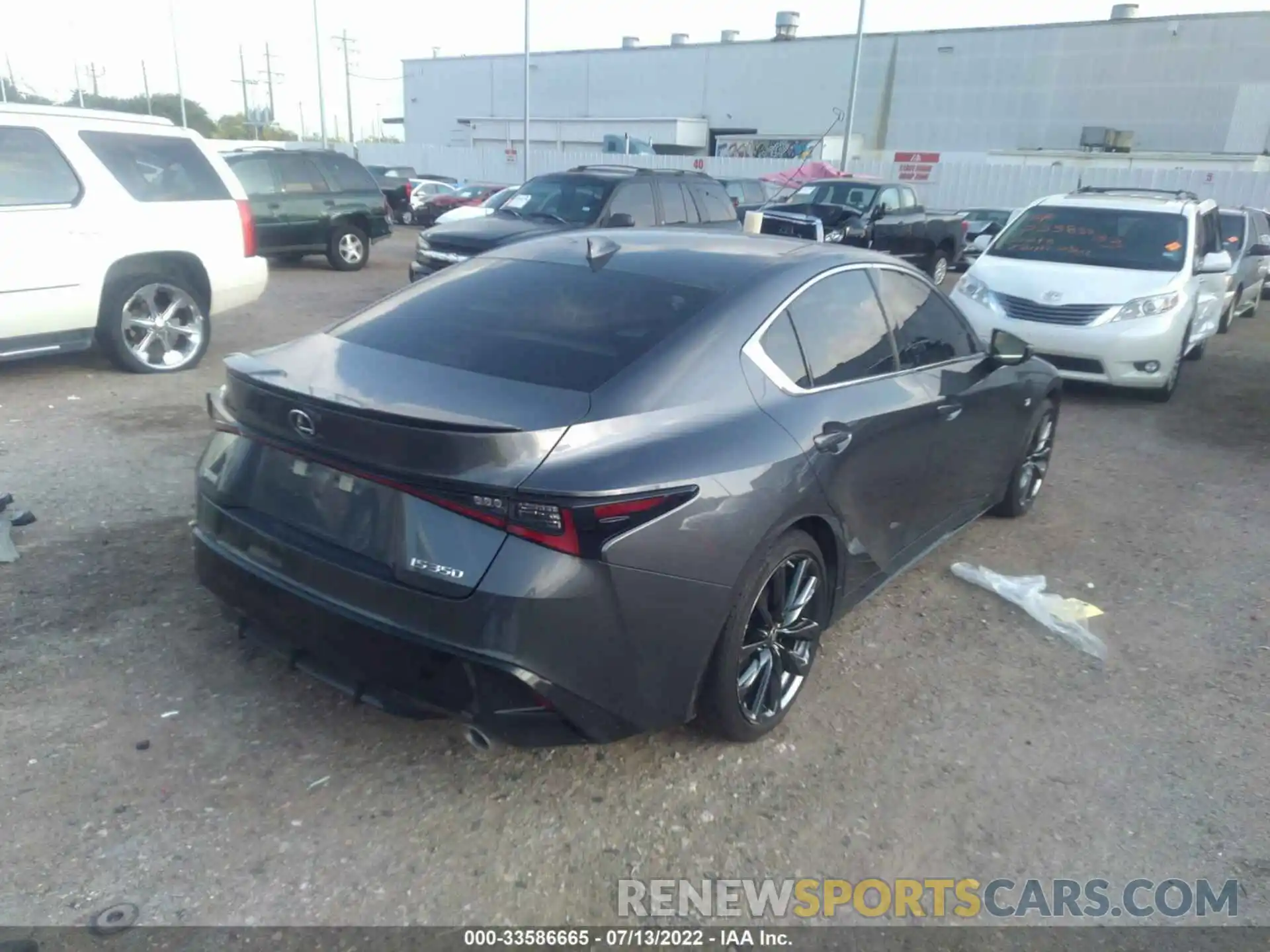 4 Photograph of a damaged car JTHGZ1B28M5042304 LEXUS IS 2021