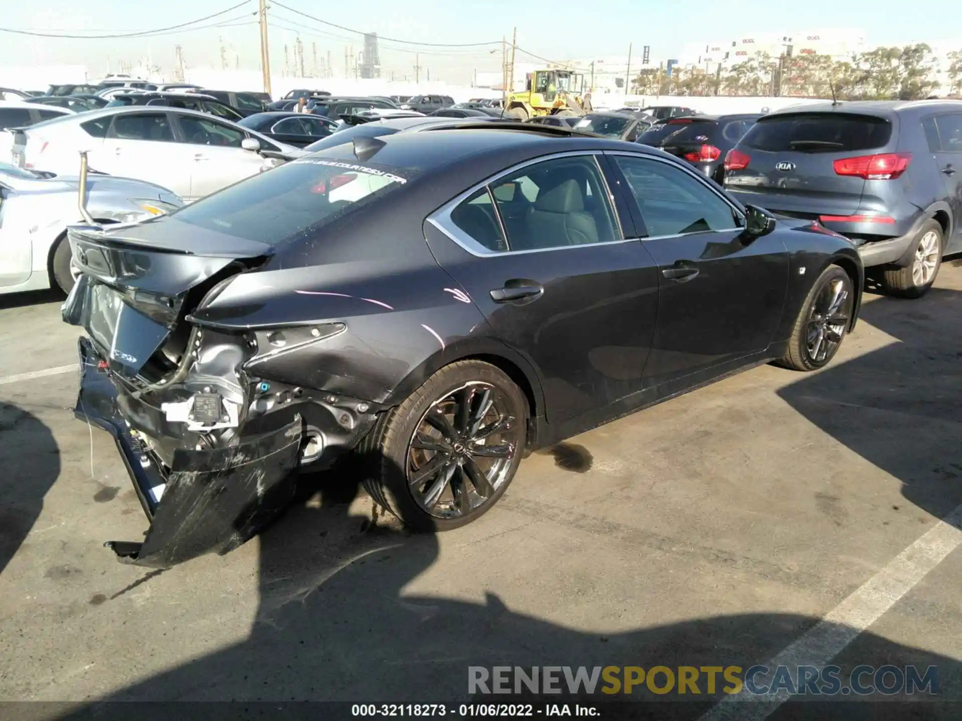 4 Photograph of a damaged car JTHGZ1B28M5043095 LEXUS IS 2021