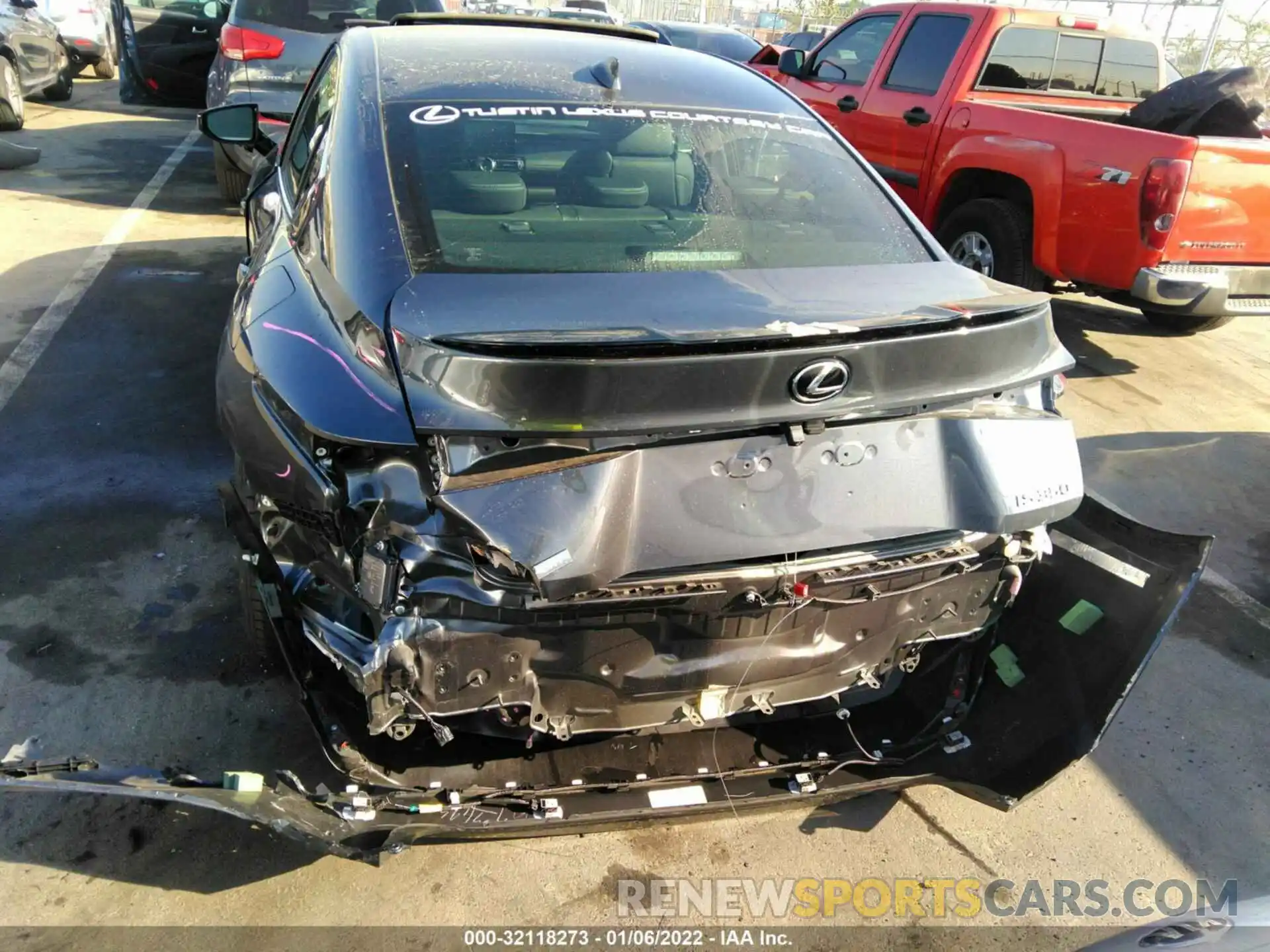 6 Photograph of a damaged car JTHGZ1B28M5043095 LEXUS IS 2021