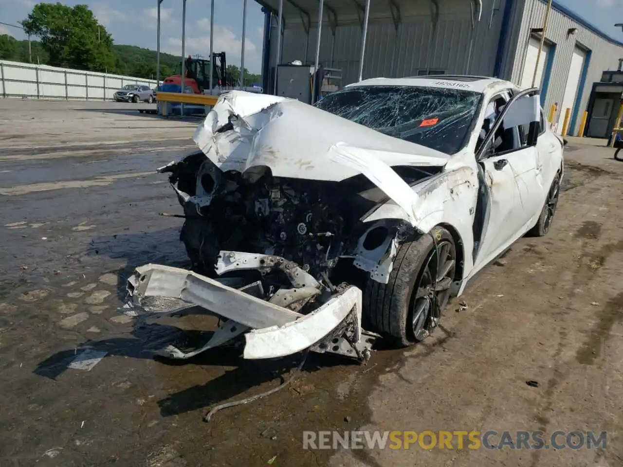 2 Photograph of a damaged car JTHGZ1B28M5043579 LEXUS IS 2021