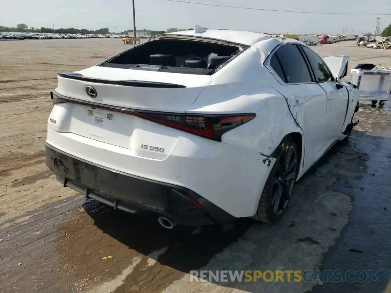 4 Photograph of a damaged car JTHGZ1B28M5043579 LEXUS IS 2021