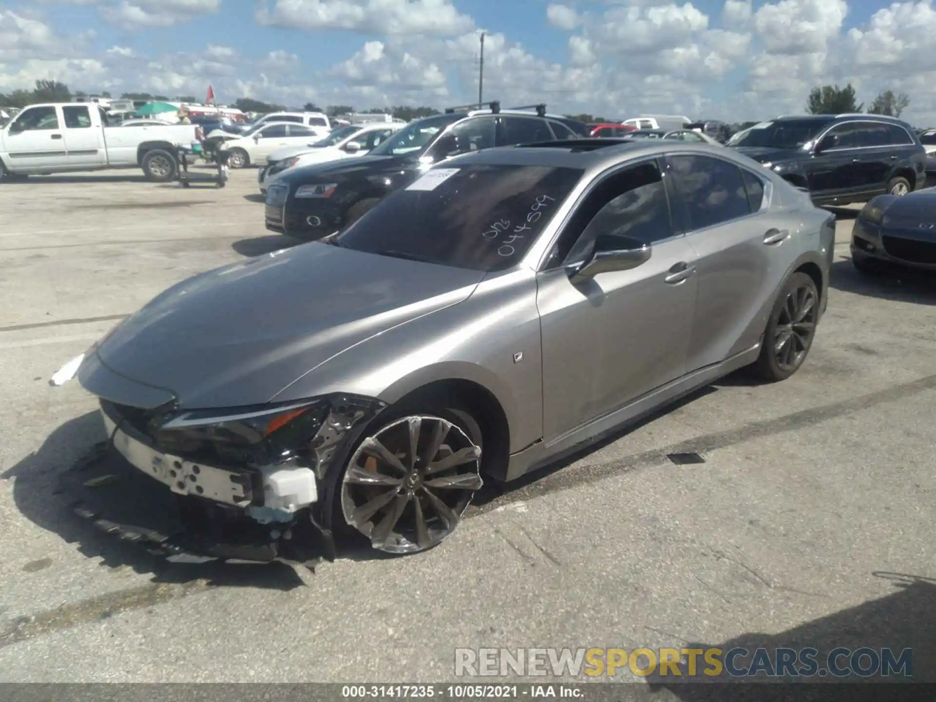 2 Photograph of a damaged car JTHGZ1B28M5044599 LEXUS IS 2021