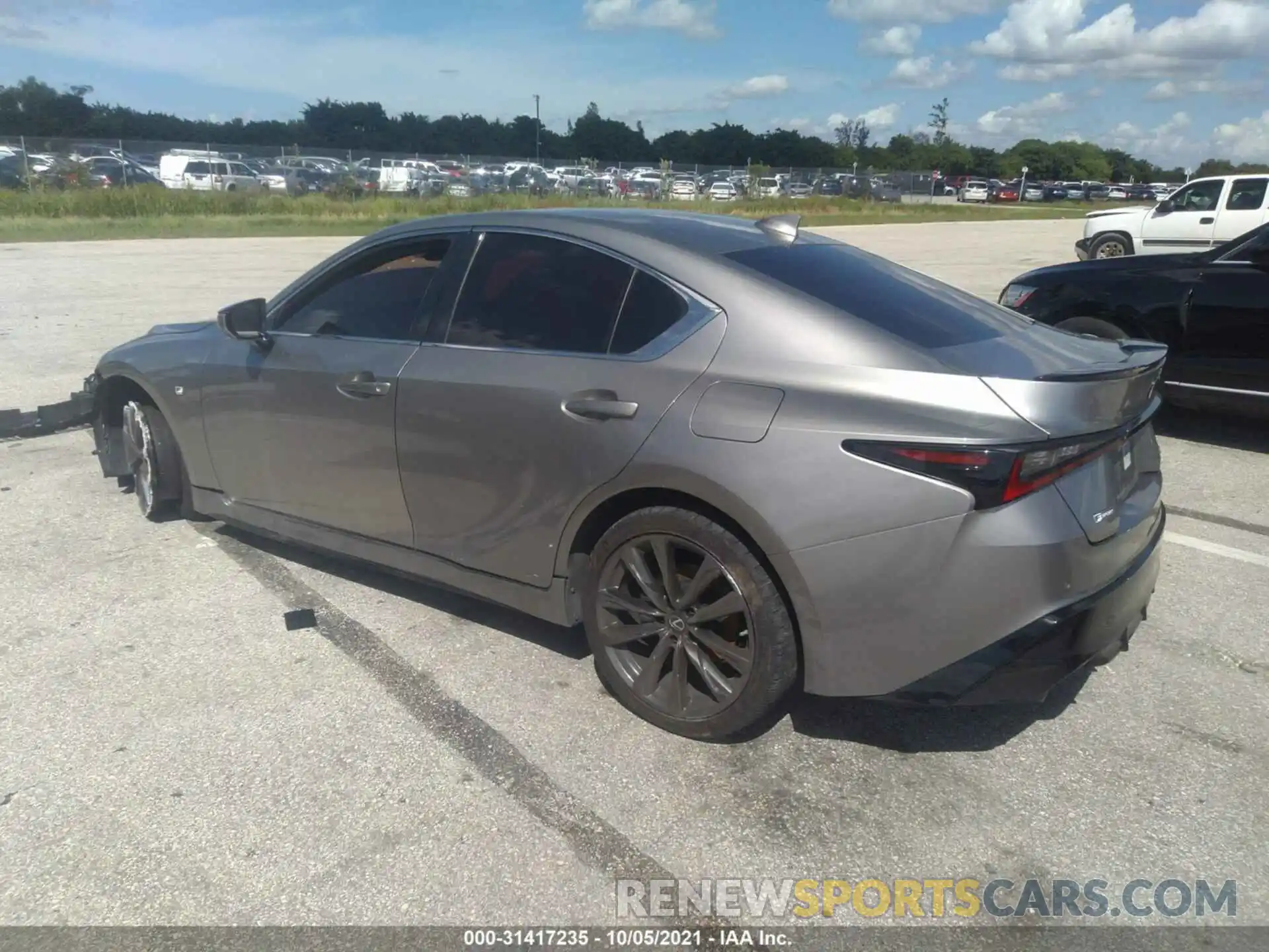 3 Photograph of a damaged car JTHGZ1B28M5044599 LEXUS IS 2021