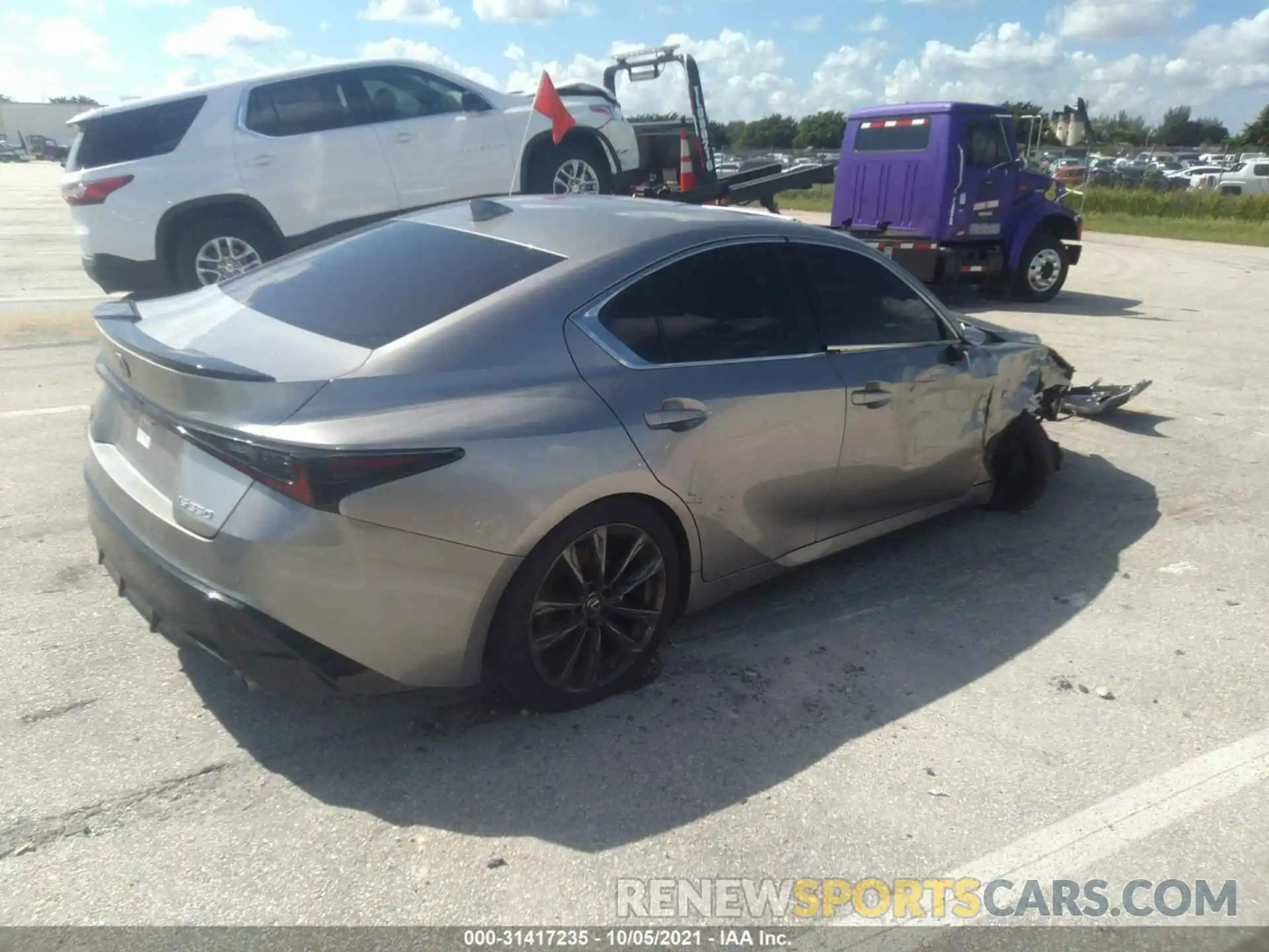 4 Photograph of a damaged car JTHGZ1B28M5044599 LEXUS IS 2021