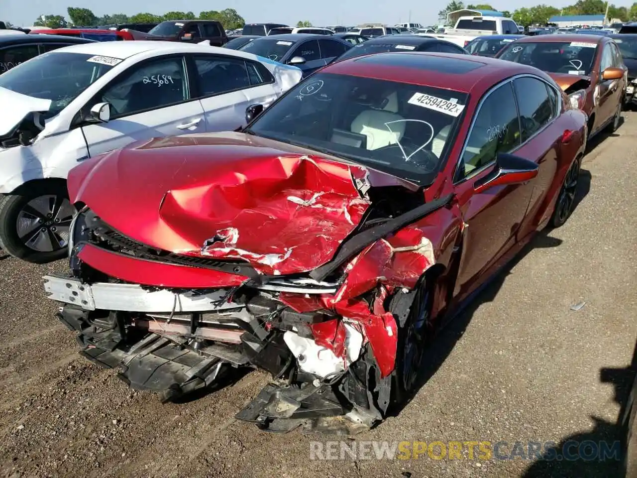 2 Photograph of a damaged car JTHGZ1B28M5045042 LEXUS IS 2021