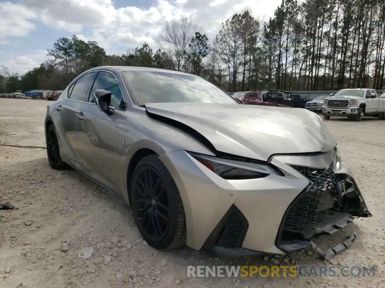 1 Photograph of a damaged car JTHGZ1B28M5047342 LEXUS IS 2021