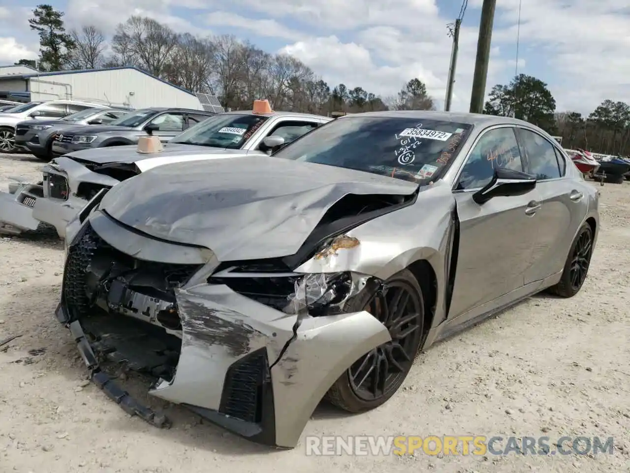 2 Photograph of a damaged car JTHGZ1B28M5047342 LEXUS IS 2021