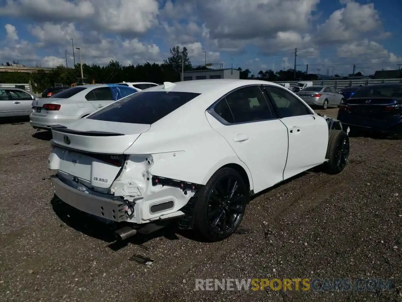 4 Photograph of a damaged car JTHGZ1B28M5047809 LEXUS IS 2021