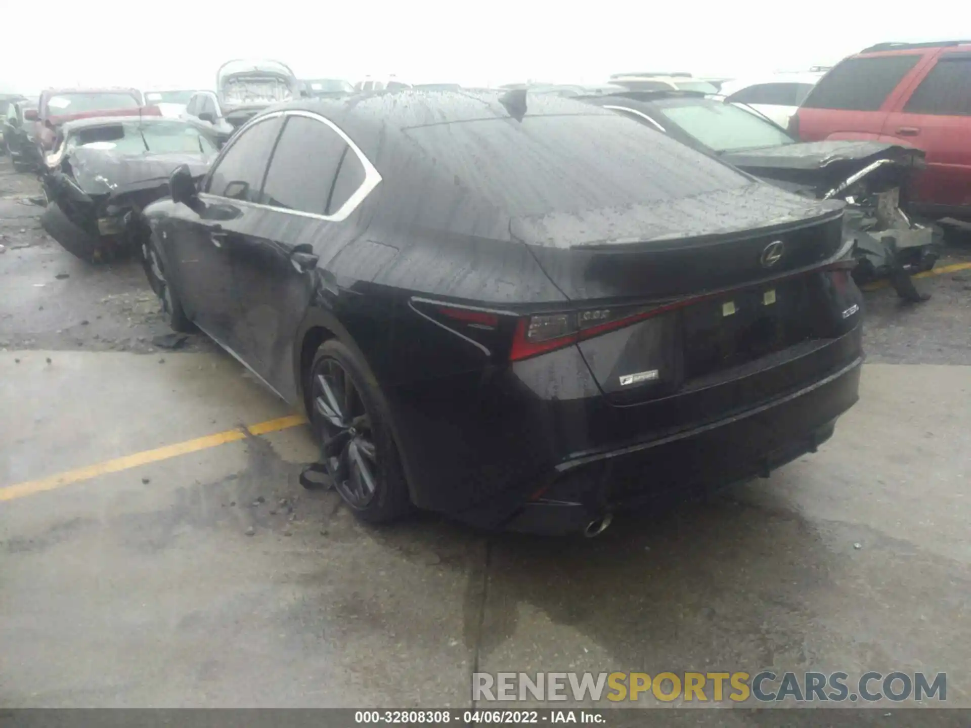 3 Photograph of a damaged car JTHGZ1B28M5048006 LEXUS IS 2021