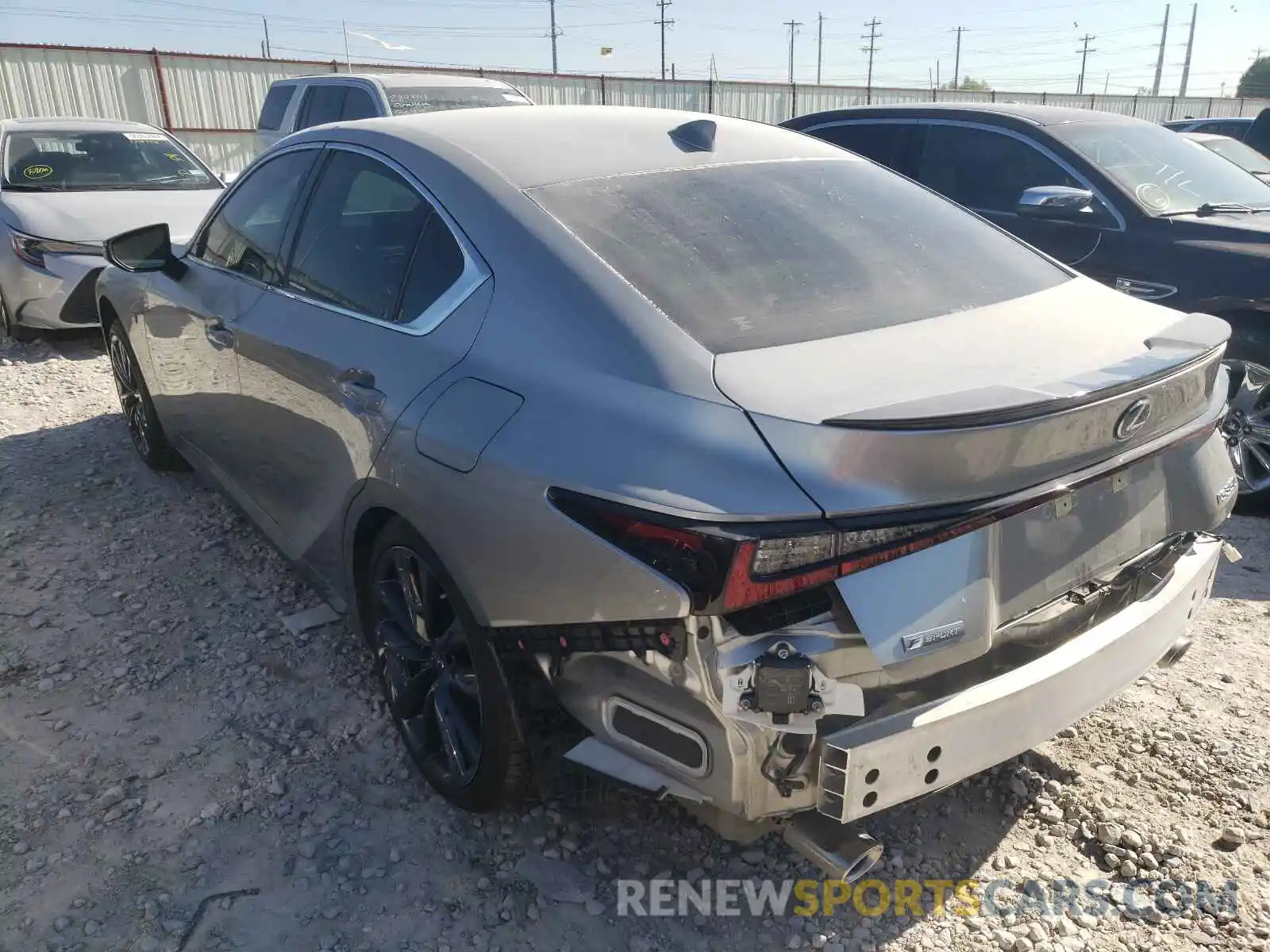 3 Photograph of a damaged car JTHGZ1B29M5038567 LEXUS IS 2021