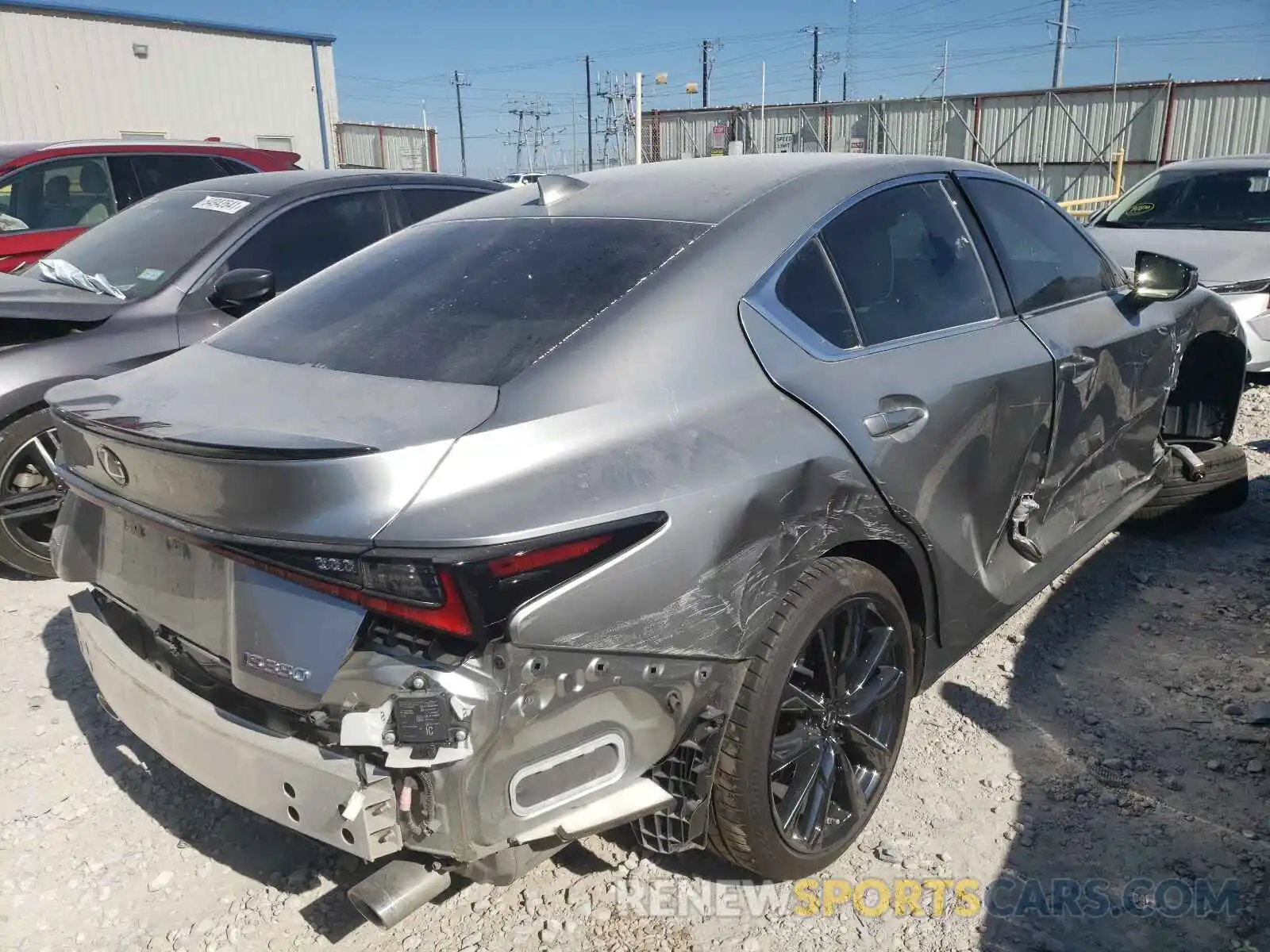 4 Photograph of a damaged car JTHGZ1B29M5038567 LEXUS IS 2021