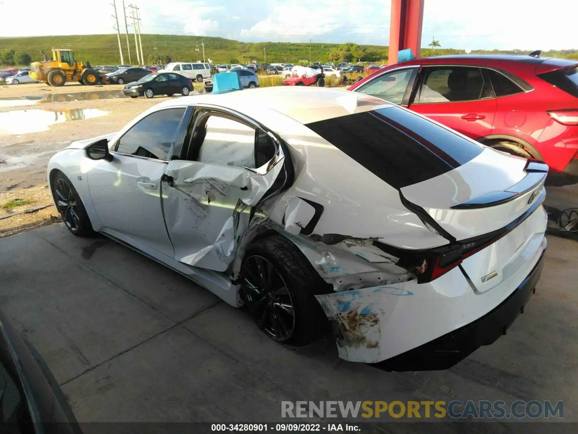 3 Photograph of a damaged car JTHGZ1B29M5039752 LEXUS IS 2021