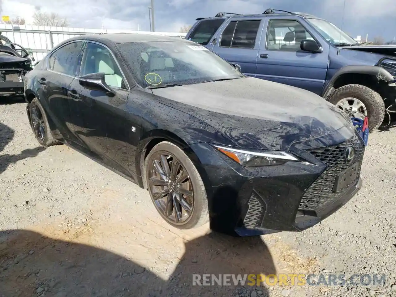 1 Photograph of a damaged car JTHGZ1B29M5042649 LEXUS IS 2021