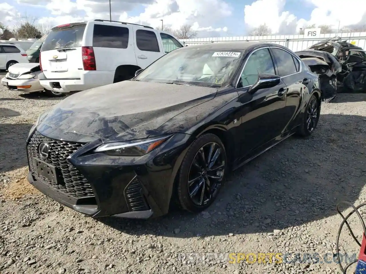 2 Photograph of a damaged car JTHGZ1B29M5042649 LEXUS IS 2021