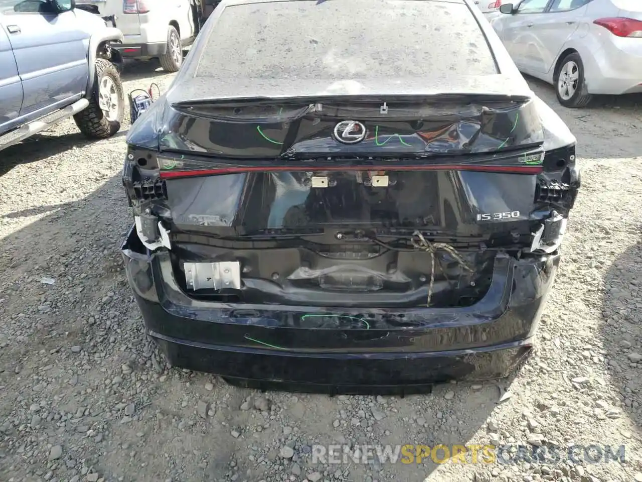 9 Photograph of a damaged car JTHGZ1B29M5042649 LEXUS IS 2021