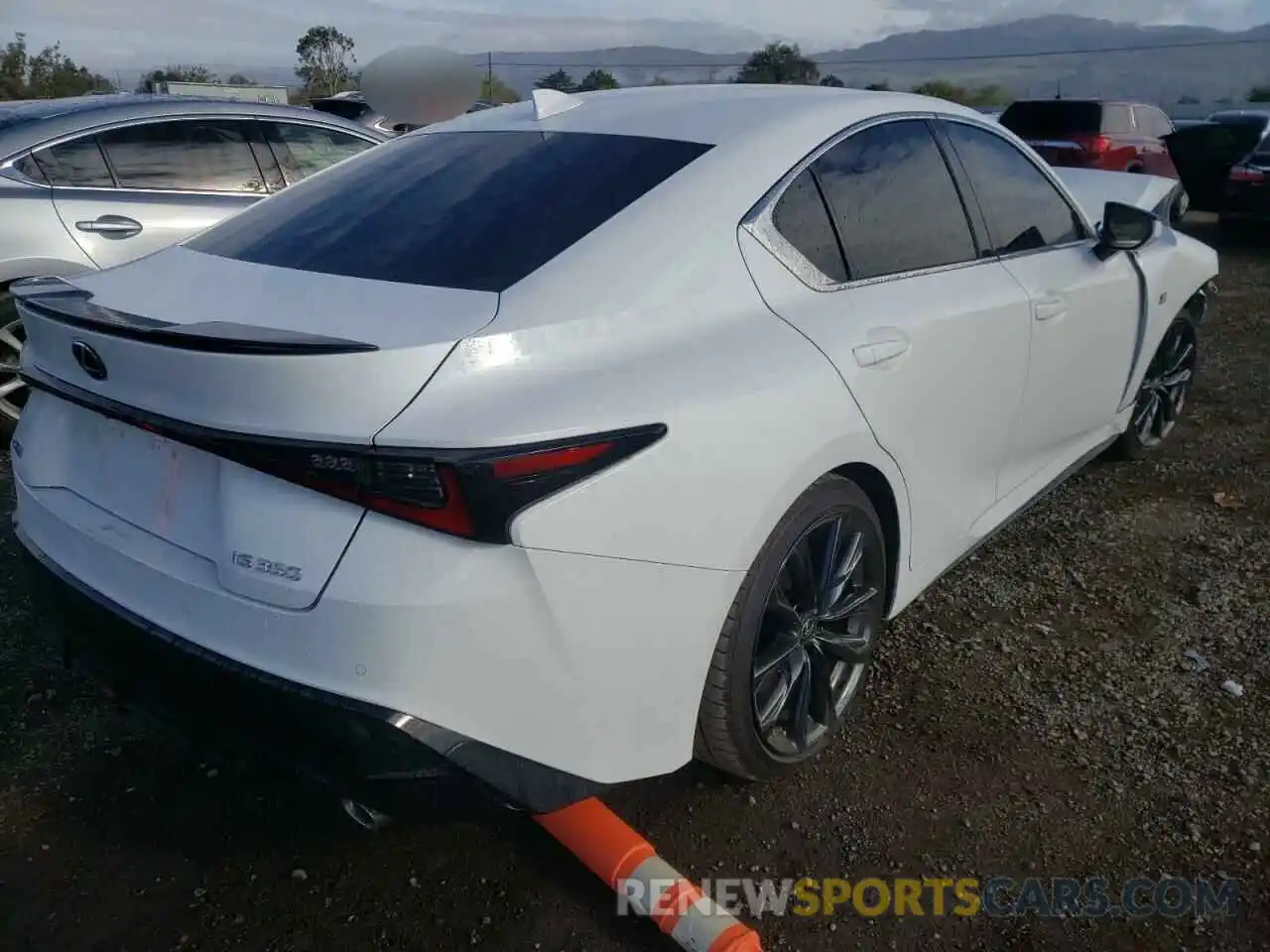 4 Photograph of a damaged car JTHGZ1B29M5043302 LEXUS IS 2021