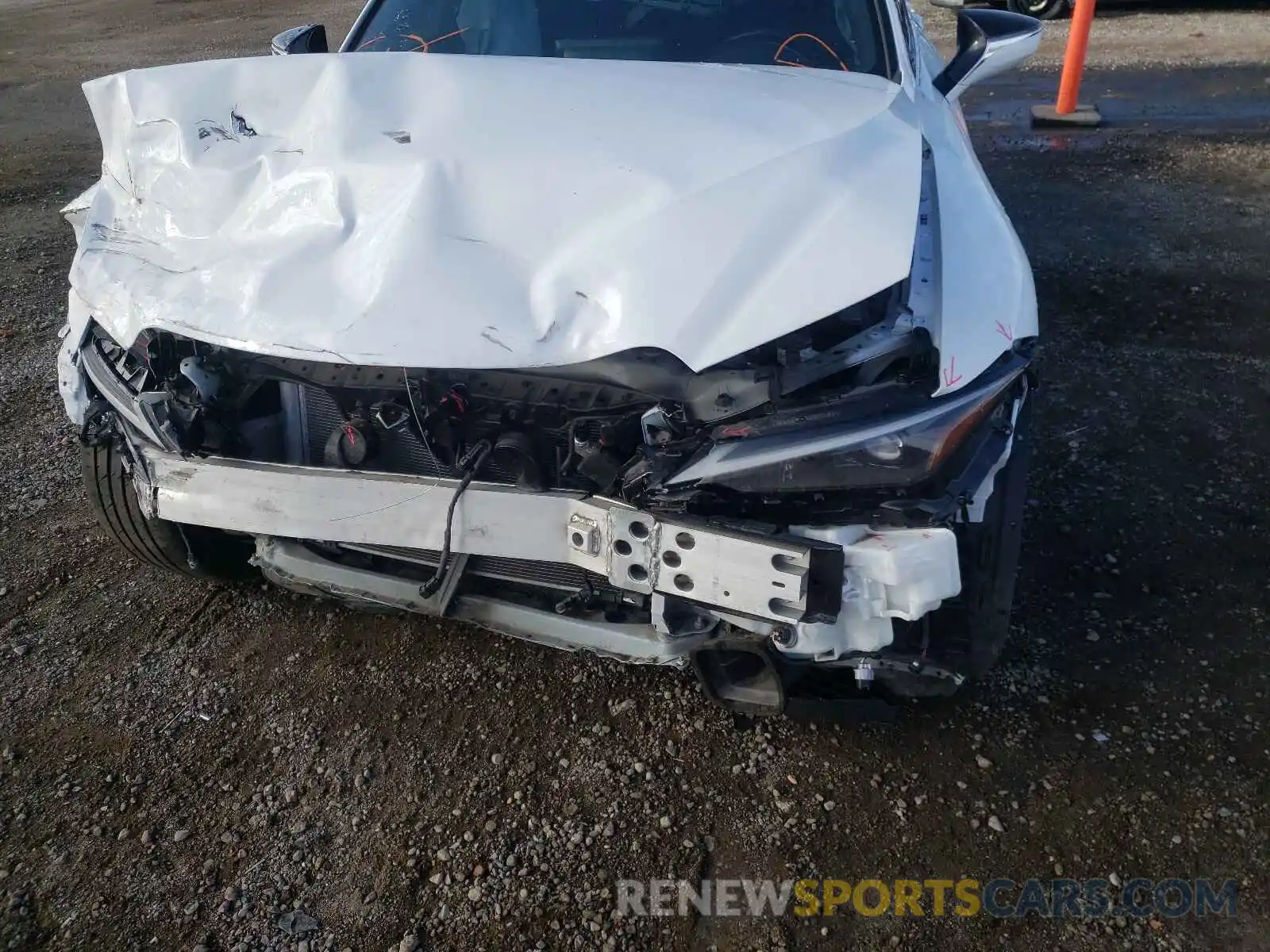 9 Photograph of a damaged car JTHGZ1B29M5043302 LEXUS IS 2021