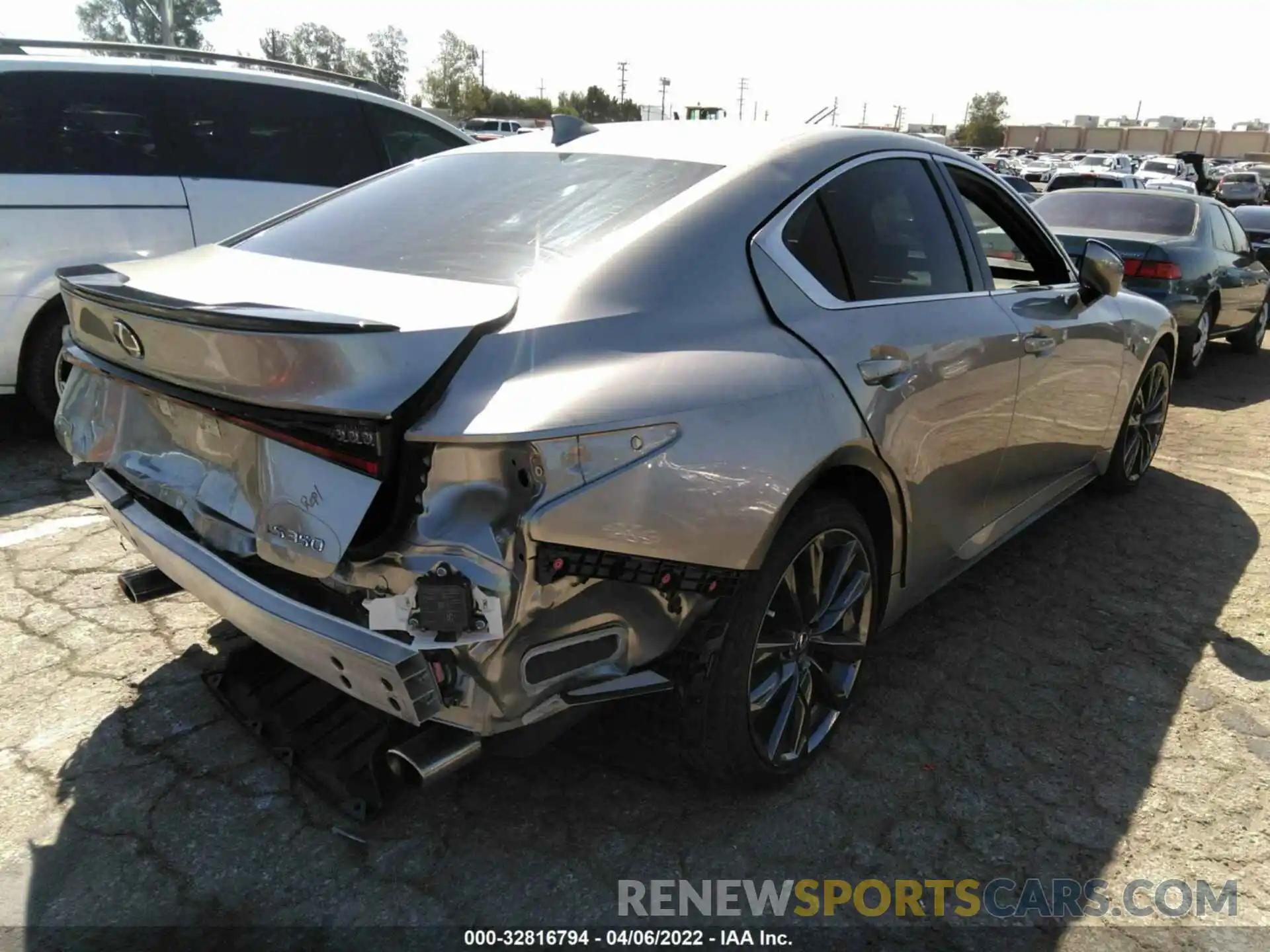 4 Photograph of a damaged car JTHGZ1B29M5044952 LEXUS IS 2021