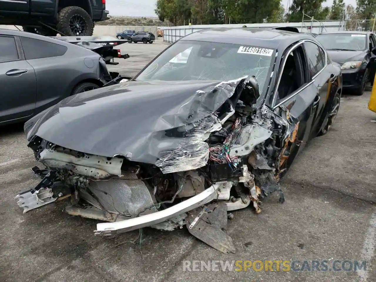 2 Photograph of a damaged car JTHGZ1B29M5047253 LEXUS IS 2021