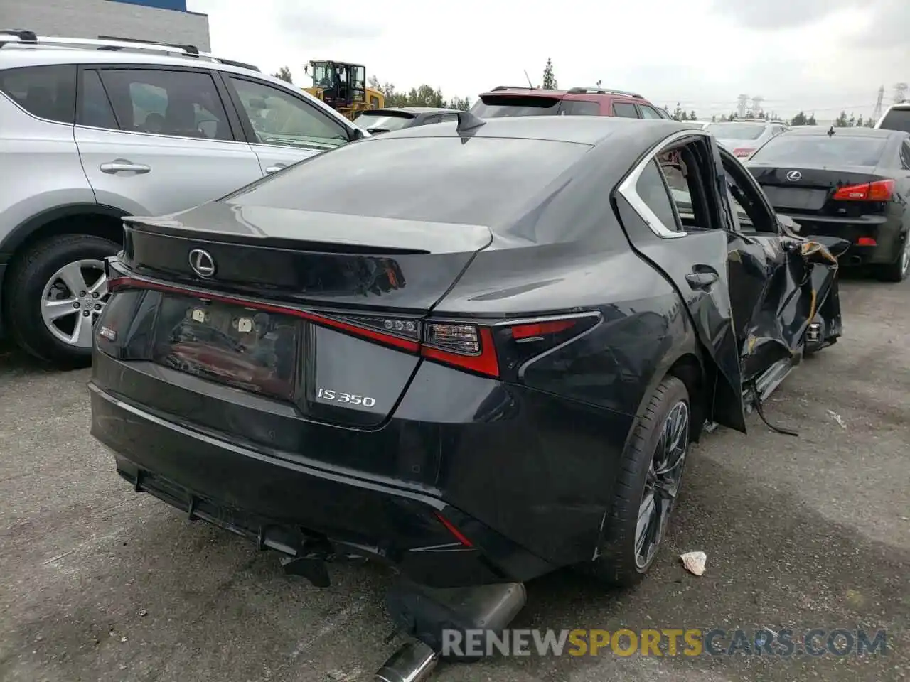 4 Photograph of a damaged car JTHGZ1B29M5047253 LEXUS IS 2021