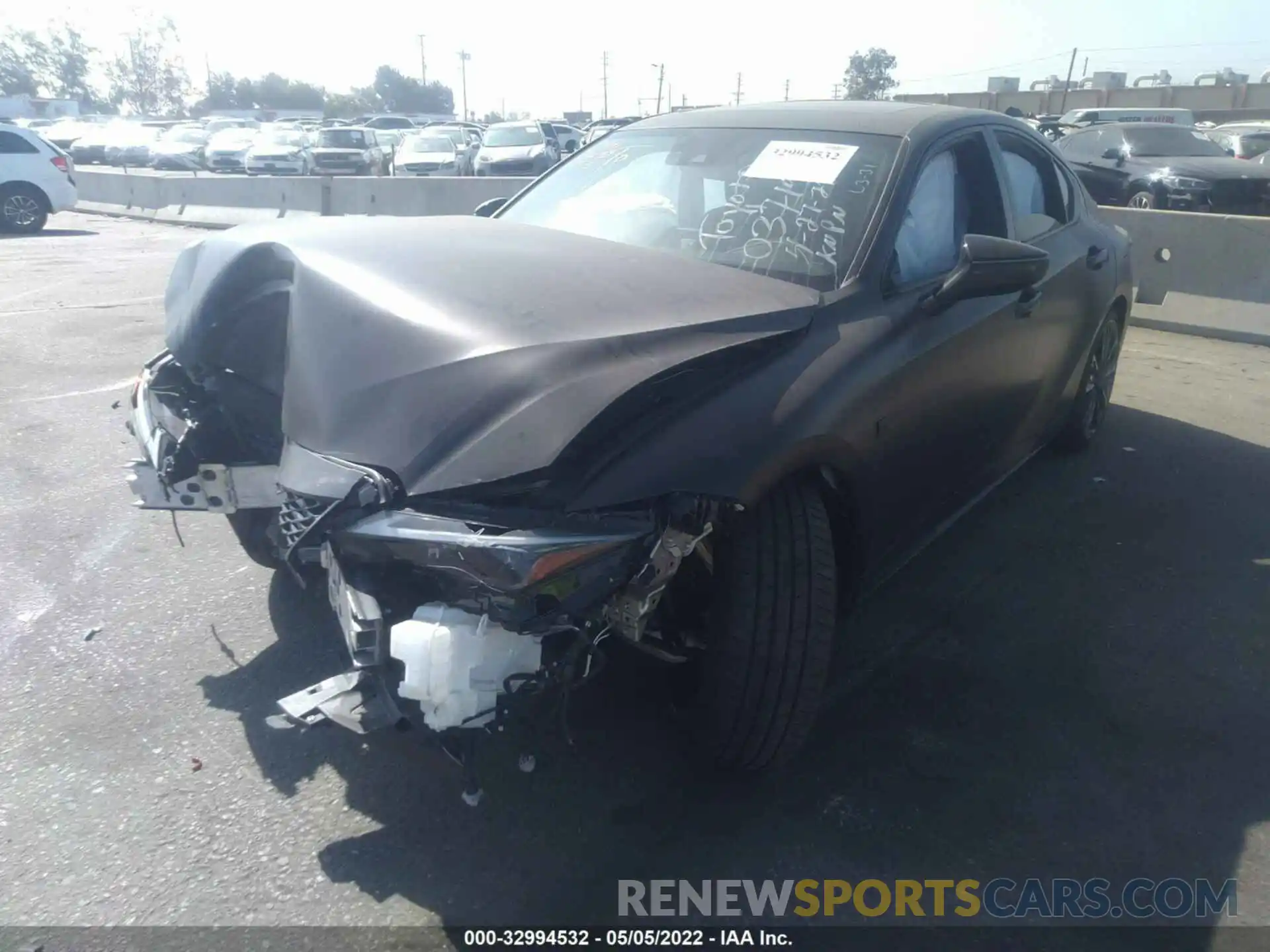 2 Photograph of a damaged car JTHGZ1B2XM5037153 LEXUS IS 2021