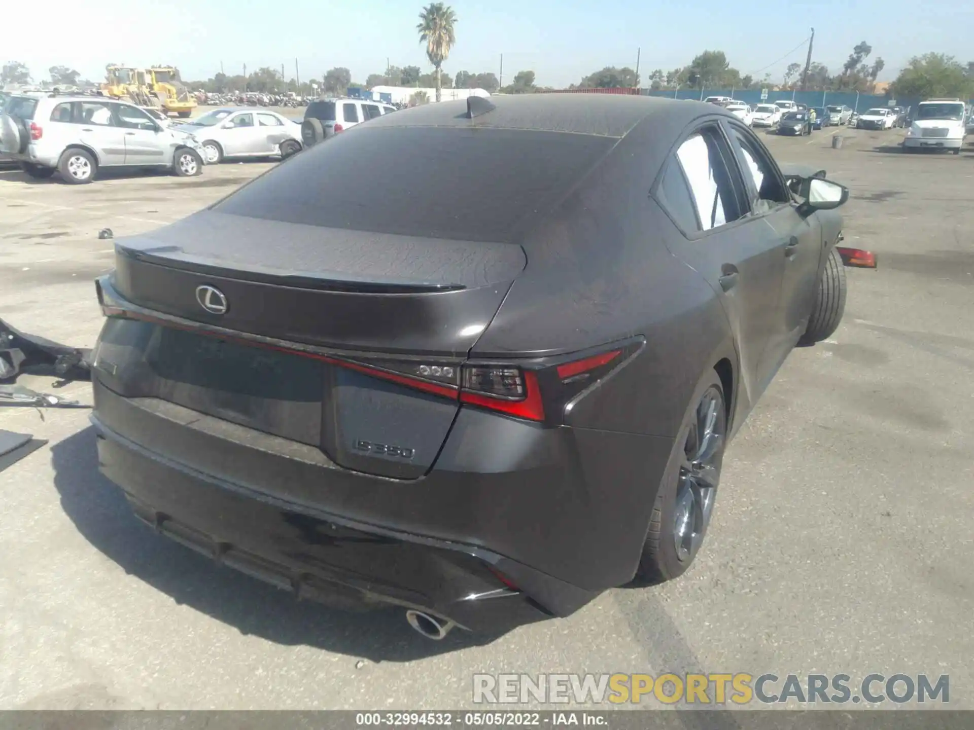 4 Photograph of a damaged car JTHGZ1B2XM5037153 LEXUS IS 2021