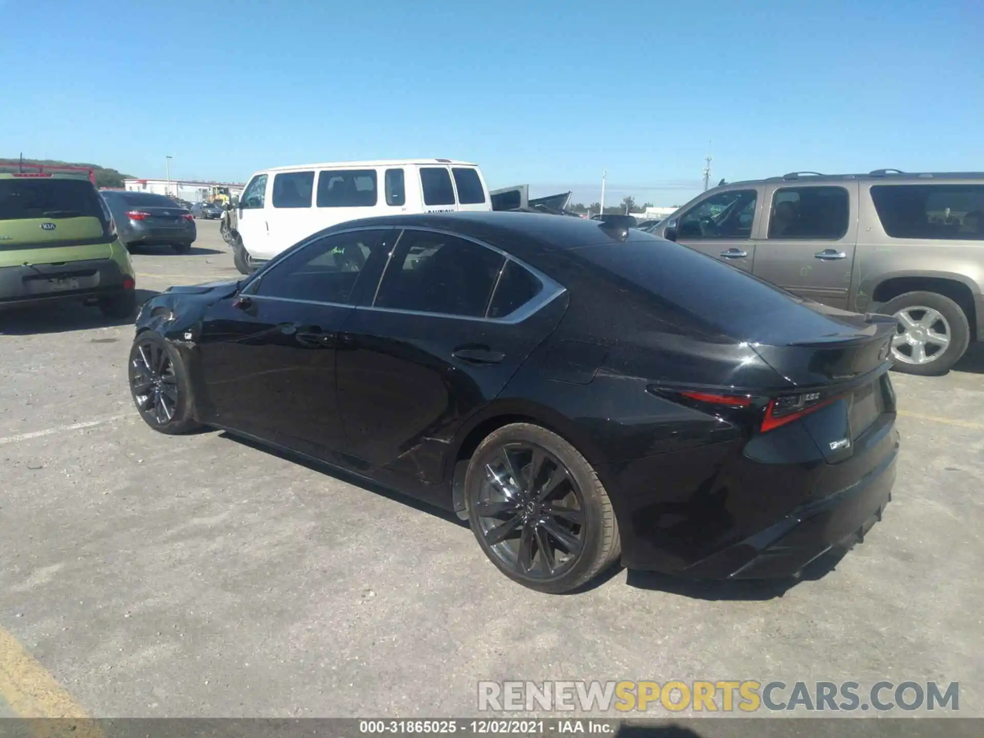 3 Photograph of a damaged car JTHGZ1B2XM5037797 LEXUS IS 2021