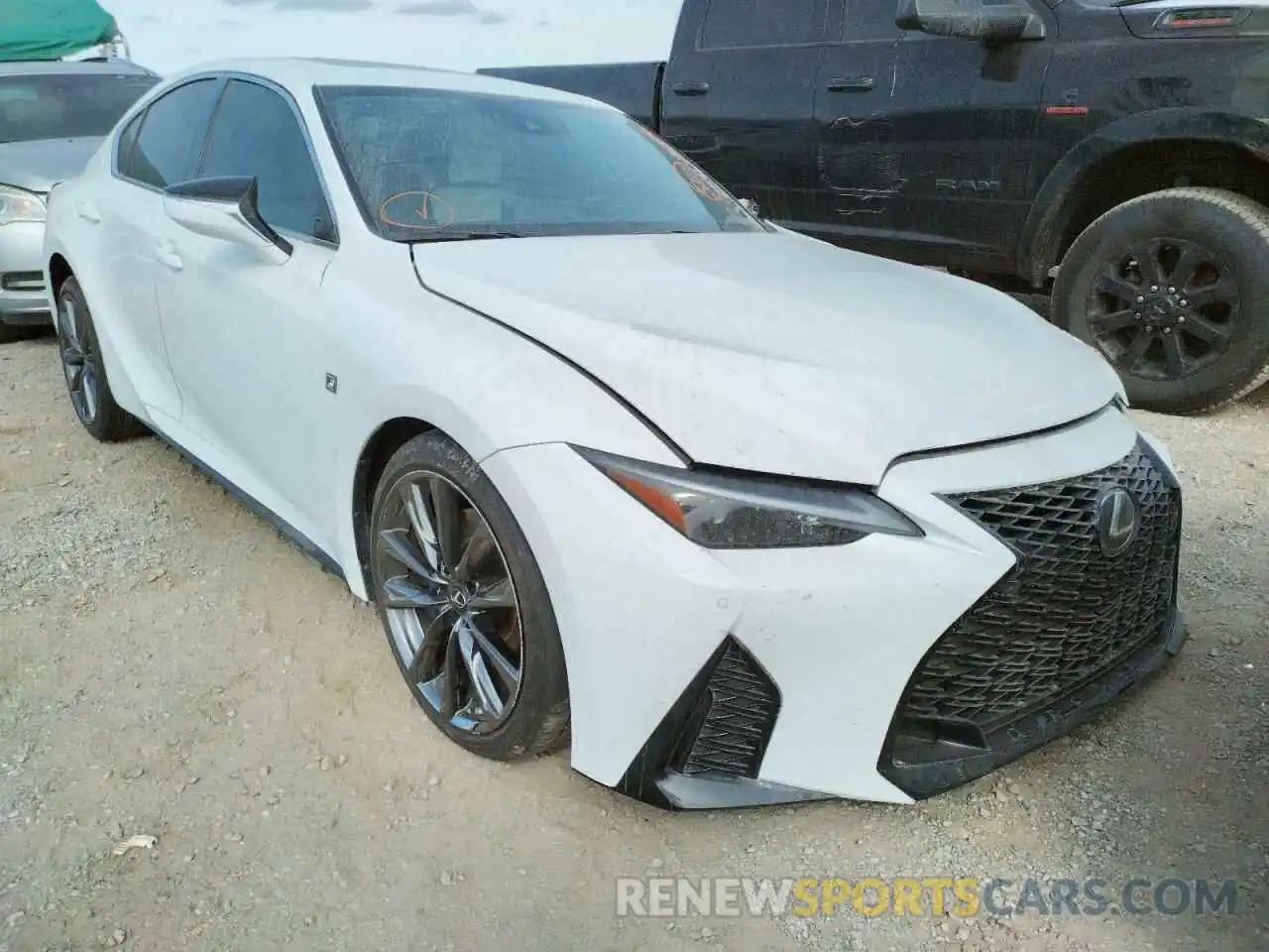 1 Photograph of a damaged car JTHGZ1B2XM5038352 LEXUS IS 2021