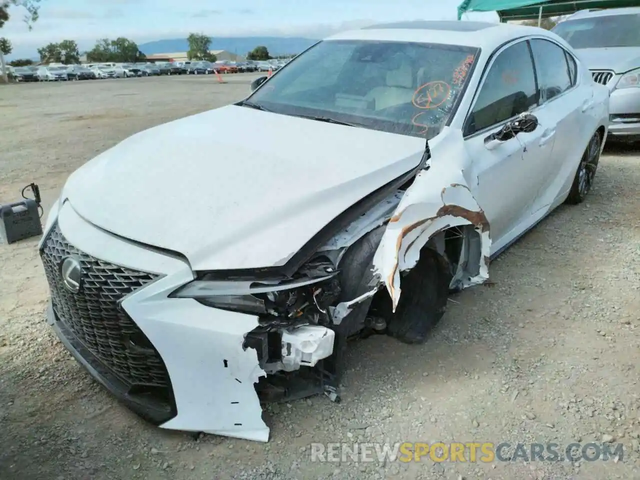 2 Photograph of a damaged car JTHGZ1B2XM5038352 LEXUS IS 2021