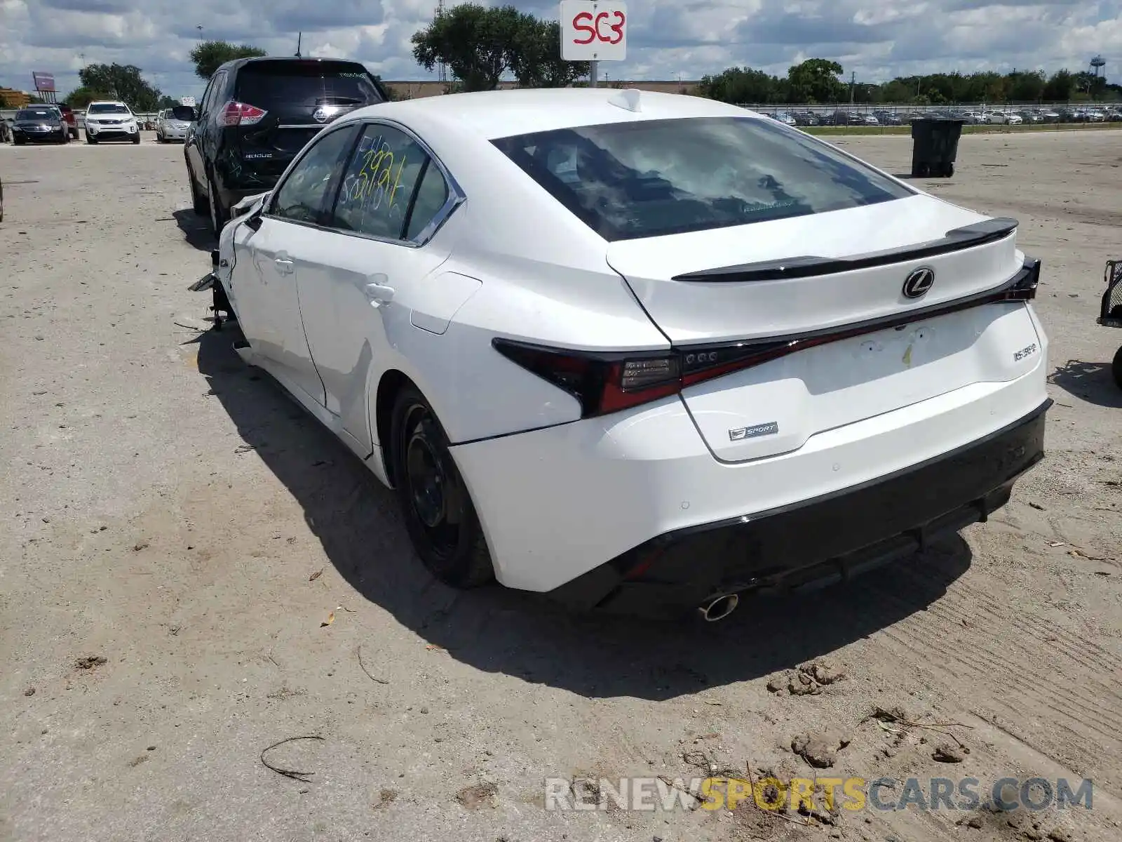 3 Photograph of a damaged car JTHGZ1B2XM5041042 LEXUS IS 2021