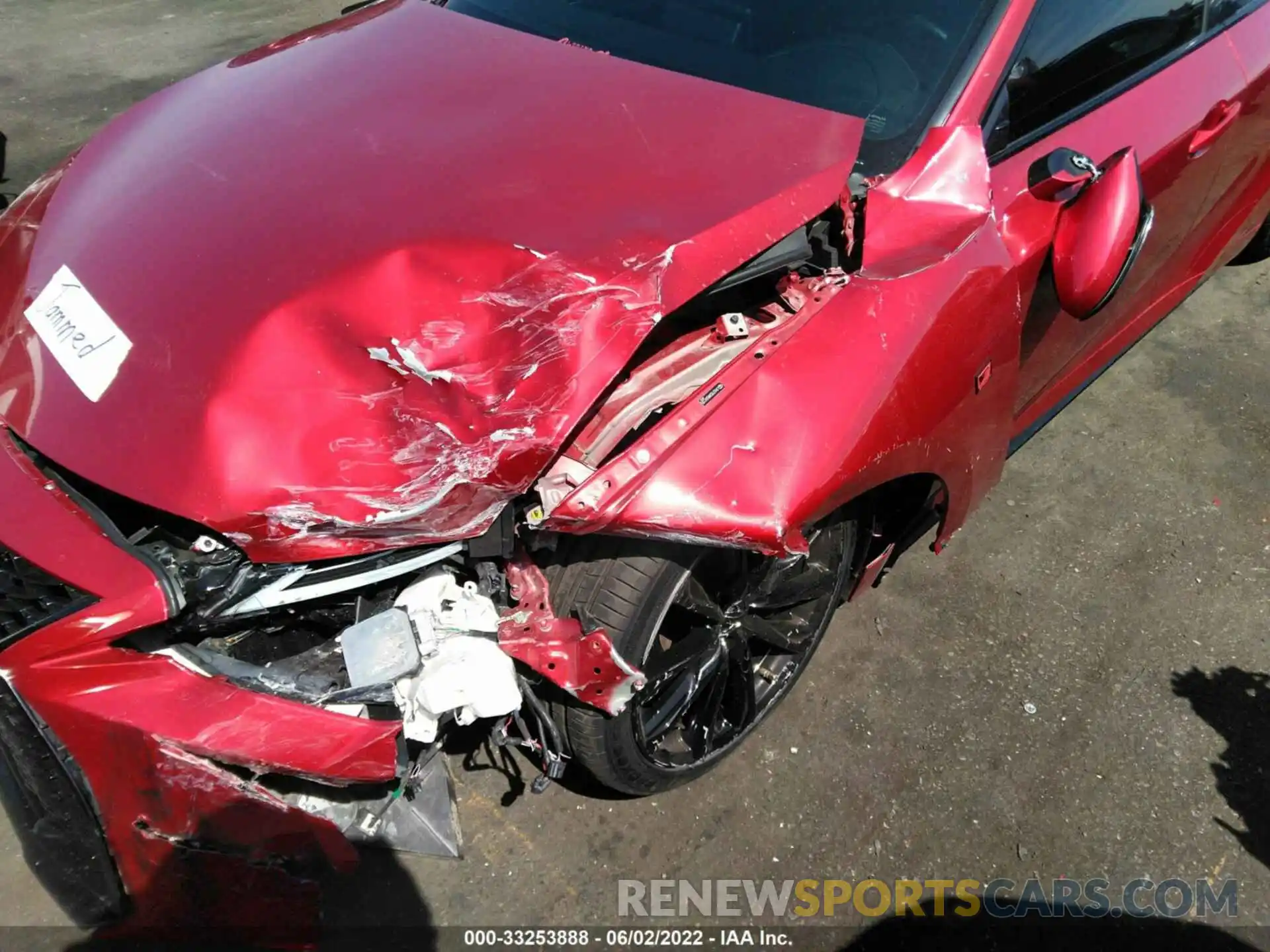 6 Photograph of a damaged car JTHGZ1B2XM5041235 LEXUS IS 2021