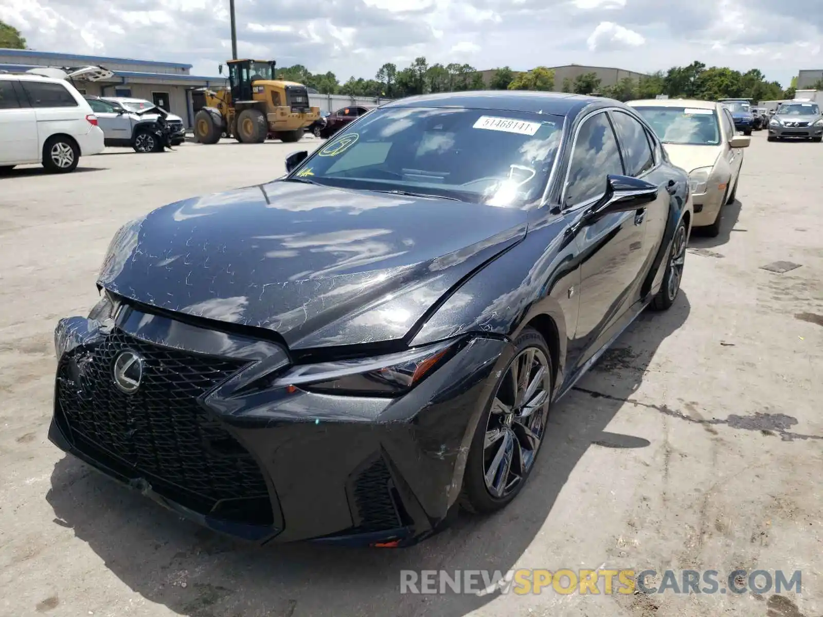 2 Photograph of a damaged car JTHGZ1B2XM5043549 LEXUS IS 2021