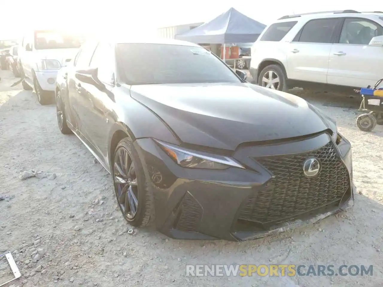 1 Photograph of a damaged car JTHGZ1B2XM5046211 LEXUS IS 2021