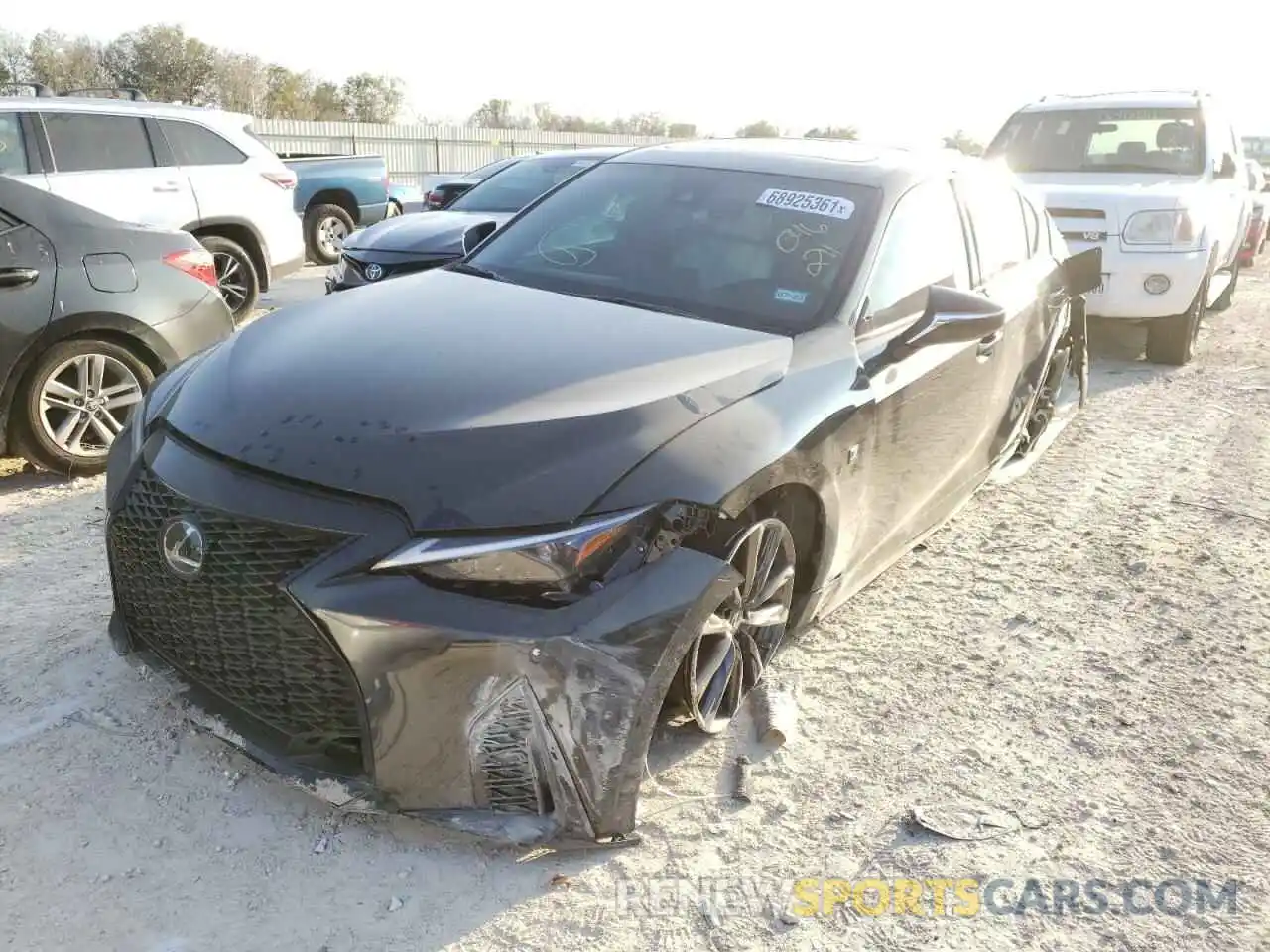 2 Photograph of a damaged car JTHGZ1B2XM5046211 LEXUS IS 2021