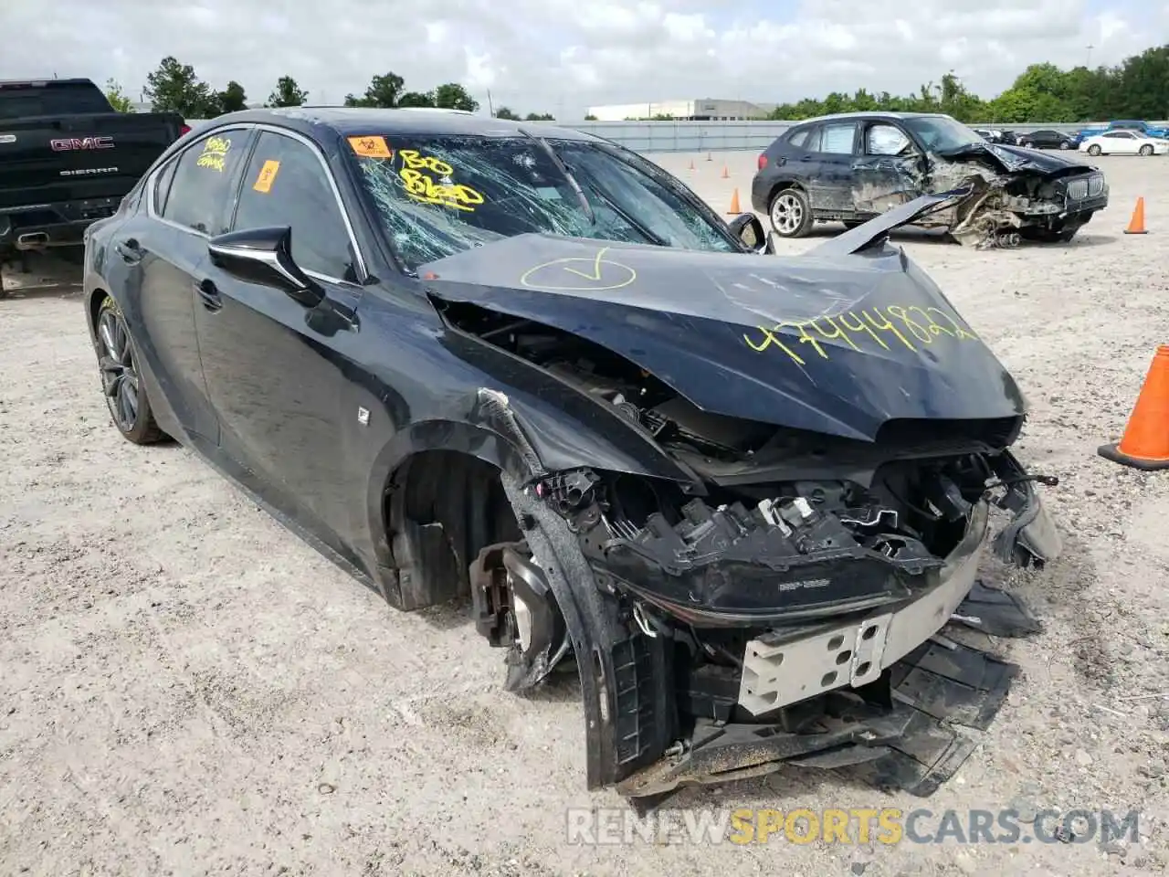 1 Photograph of a damaged car JTHGZ1B2XM5047617 LEXUS IS 2021