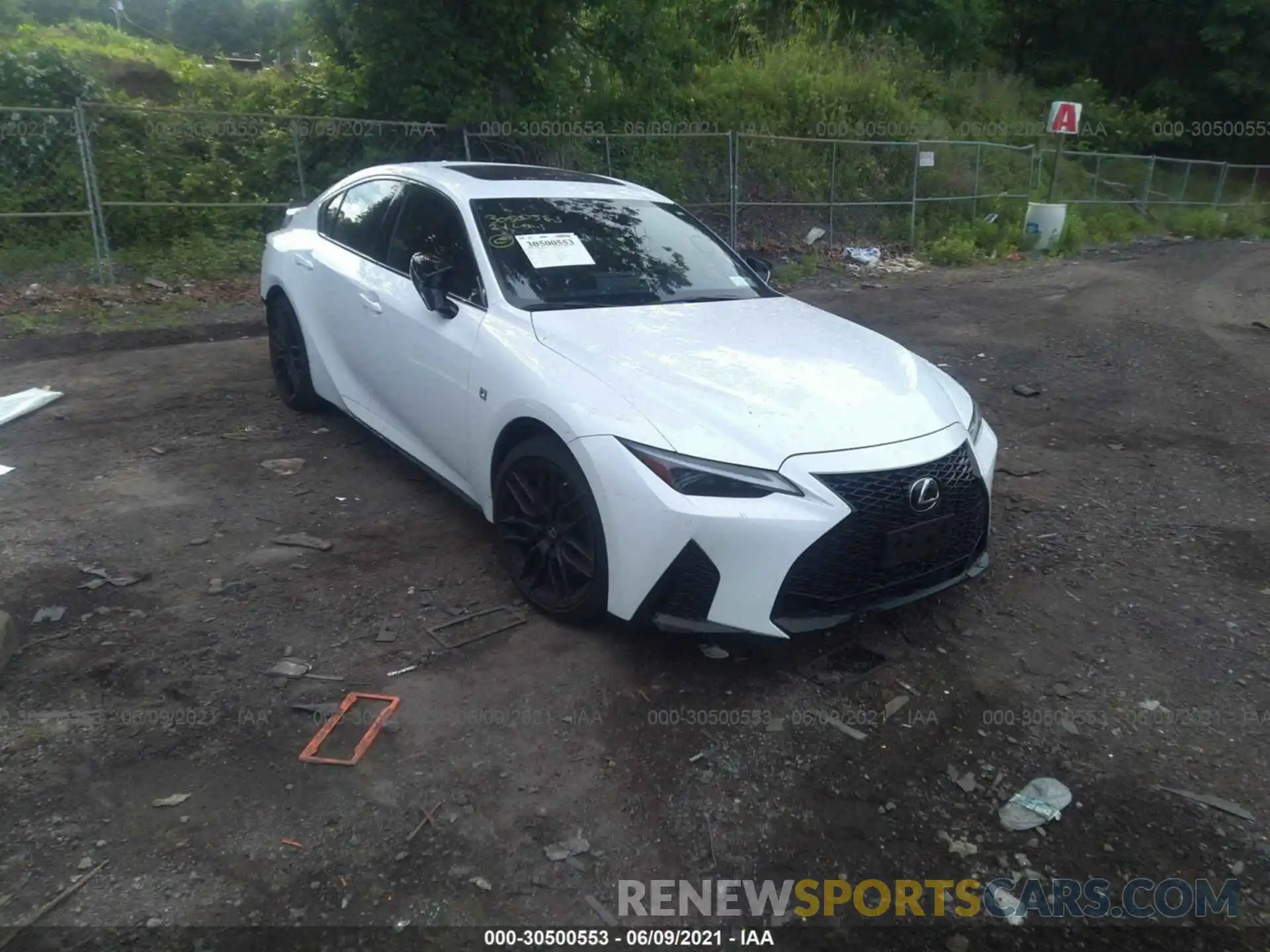 1 Photograph of a damaged car JTHGZ1E20M5018865 LEXUS IS 2021