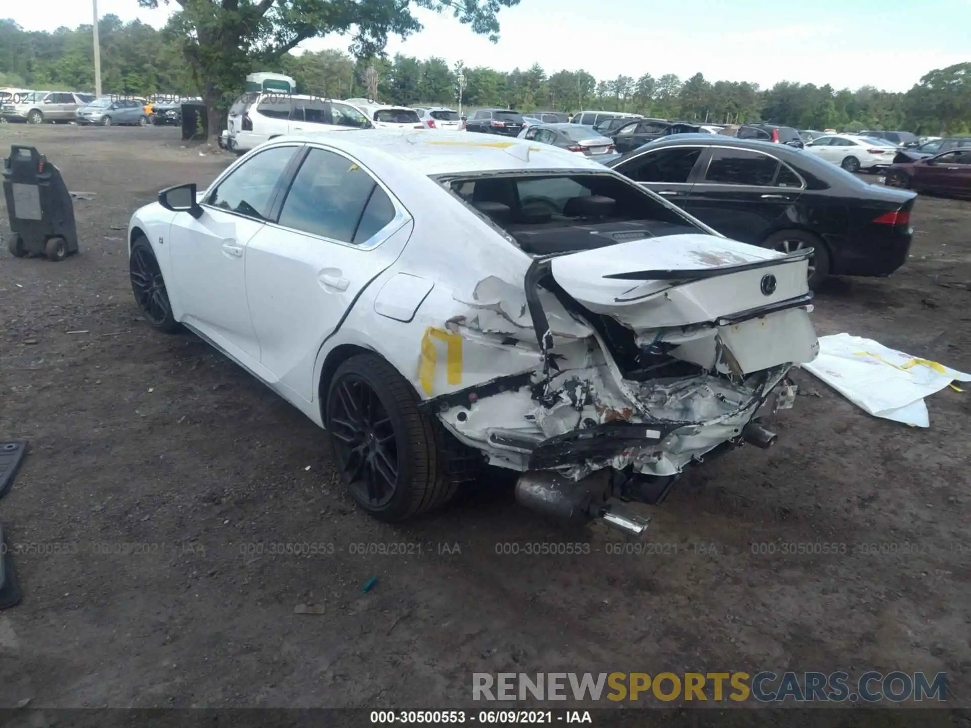 3 Photograph of a damaged car JTHGZ1E20M5018865 LEXUS IS 2021