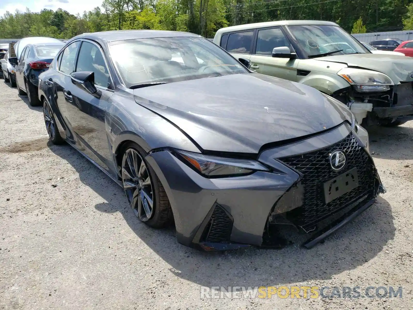 1 Photograph of a damaged car JTHGZ1E20M5020180 LEXUS IS 2021