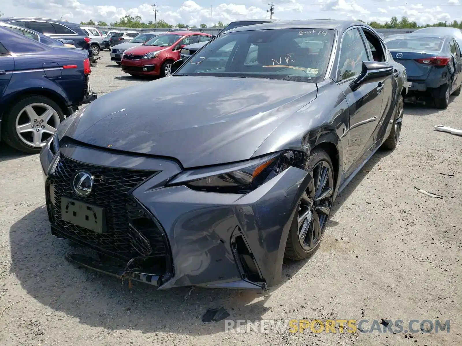 2 Photograph of a damaged car JTHGZ1E20M5020180 LEXUS IS 2021