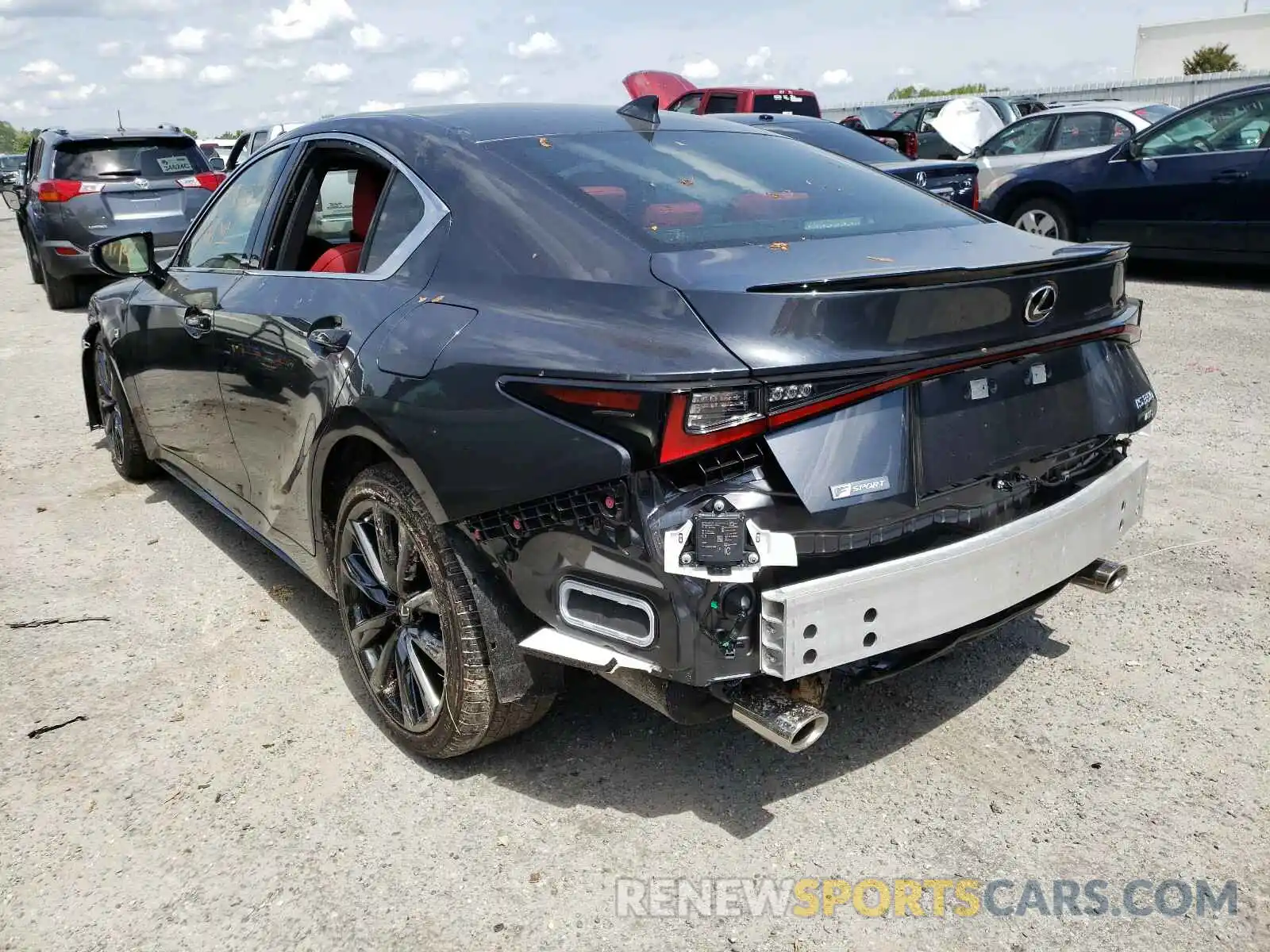 3 Photograph of a damaged car JTHGZ1E20M5020180 LEXUS IS 2021