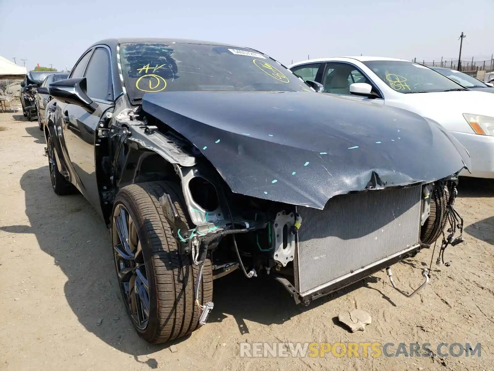 1 Photograph of a damaged car JTHGZ1E20M5020597 LEXUS IS 2021