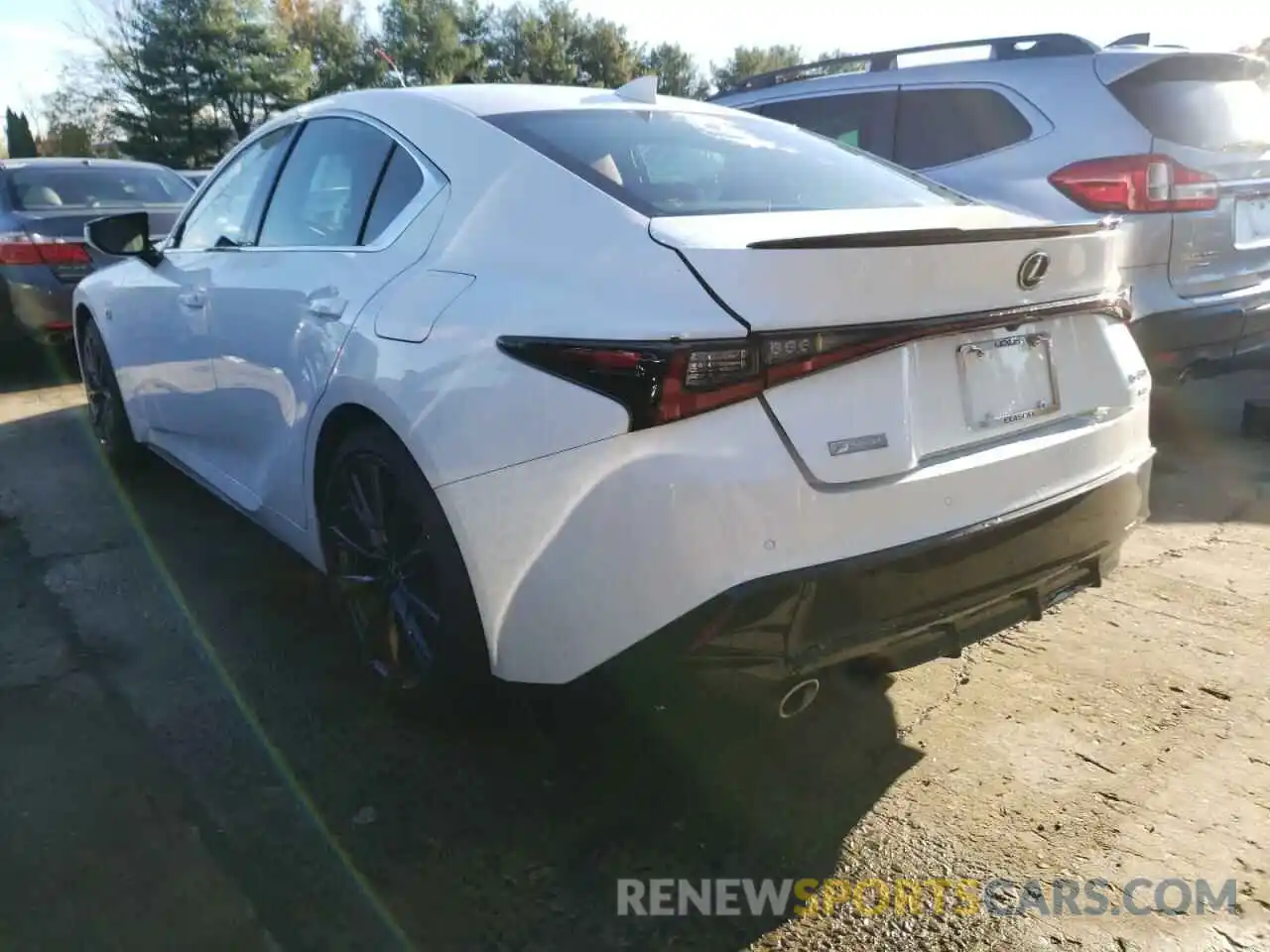 3 Photograph of a damaged car JTHGZ1E20M5020650 LEXUS IS 2021