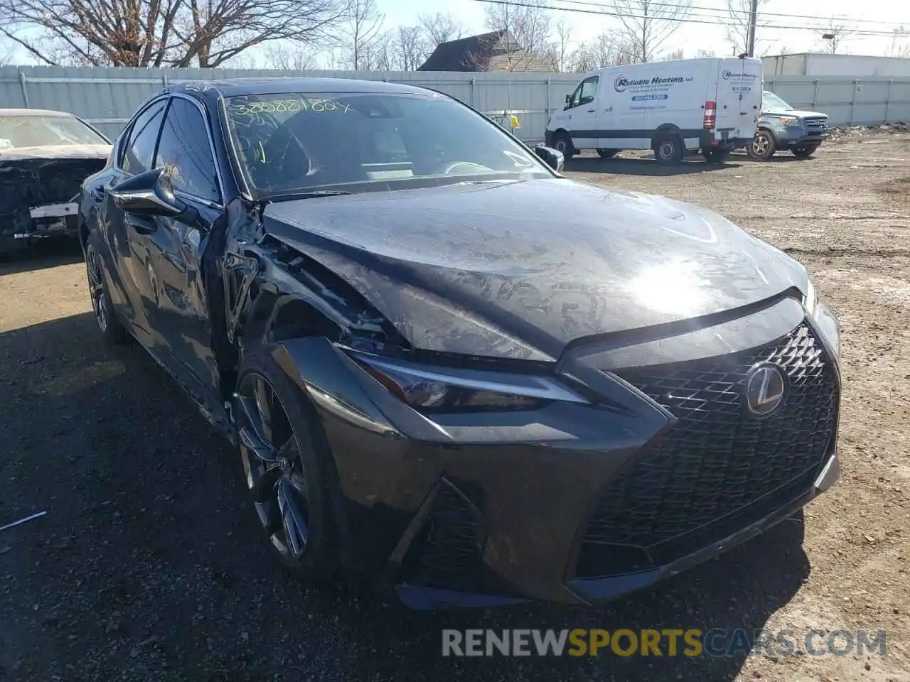 1 Photograph of a damaged car JTHGZ1E21M5020155 LEXUS IS 2021