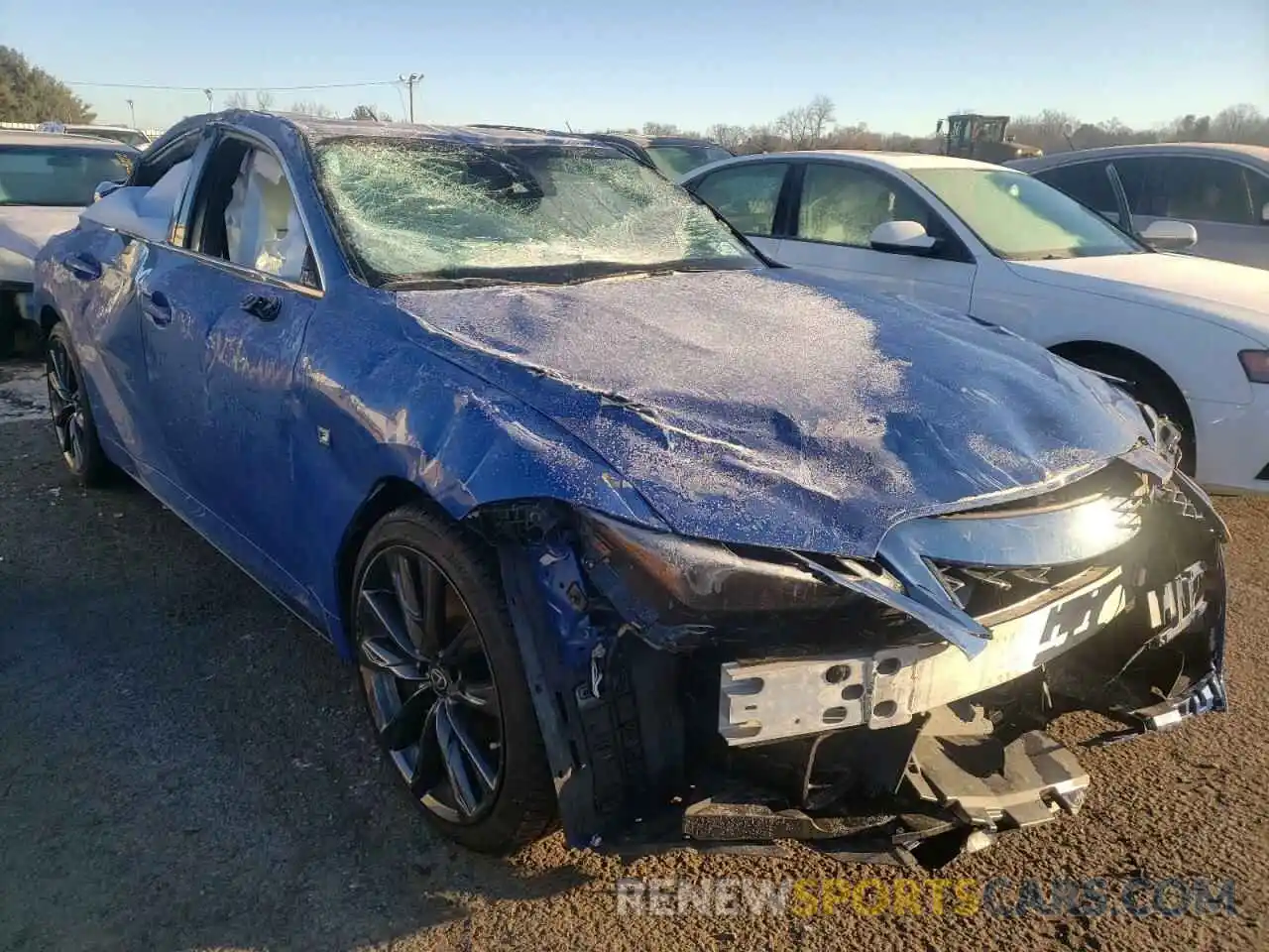 1 Photograph of a damaged car JTHGZ1E21M5020513 LEXUS IS 2021