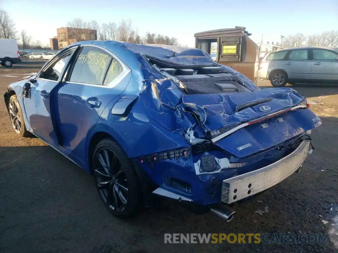 3 Photograph of a damaged car JTHGZ1E21M5020513 LEXUS IS 2021