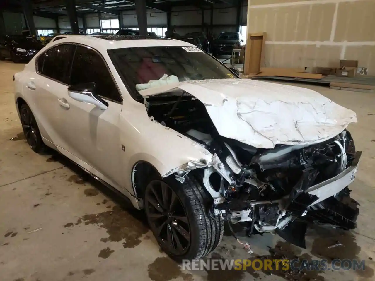 1 Photograph of a damaged car JTHGZ1E22M5019077 LEXUS IS 2021