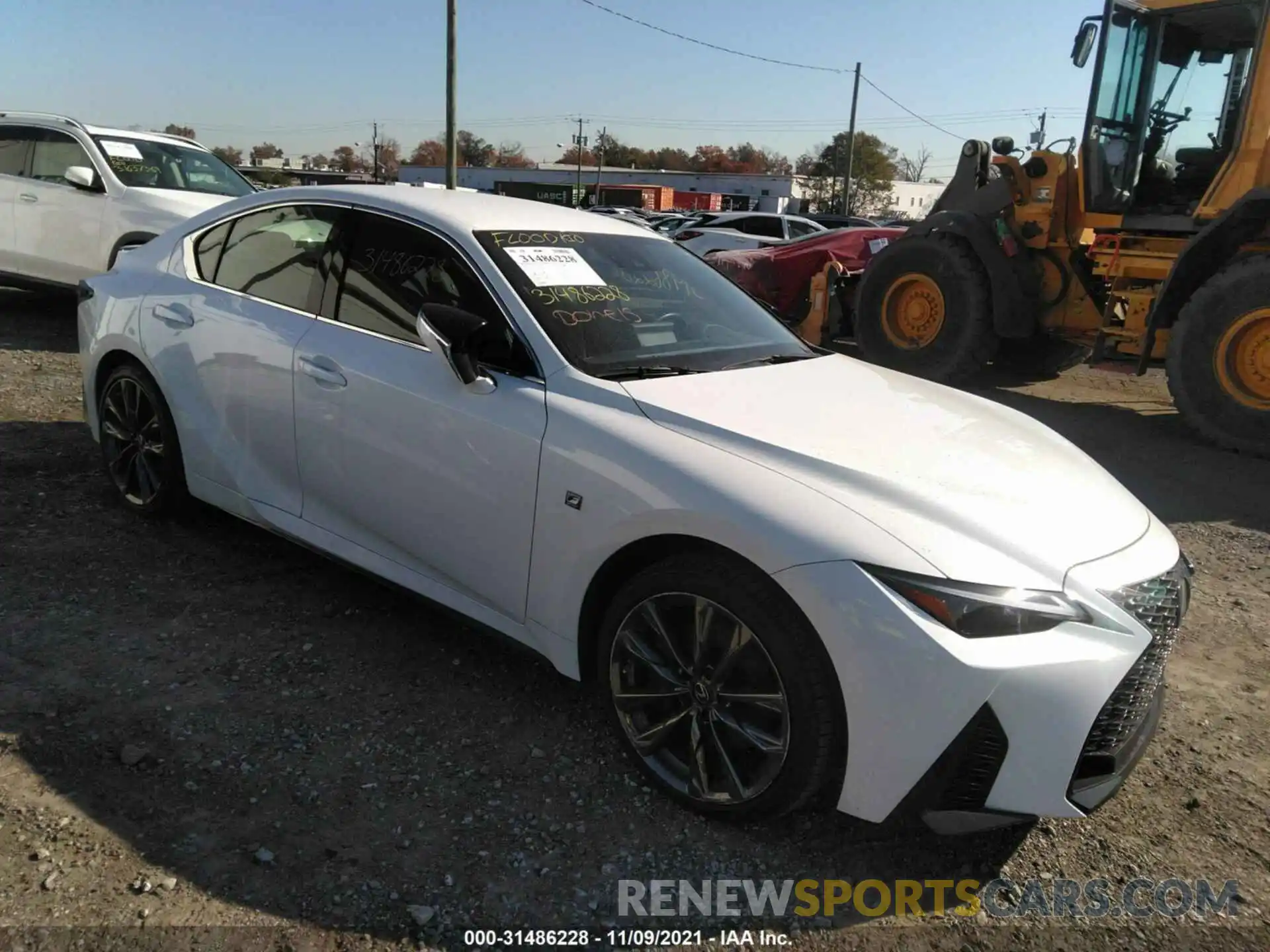 1 Photograph of a damaged car JTHGZ1E22M5019483 LEXUS IS 2021